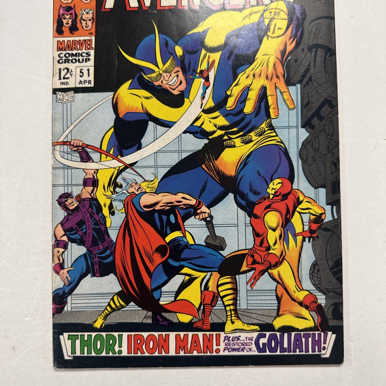 Avengers #51 1968 VG/FN 2nd Appearance of Collector Pence Stamp2