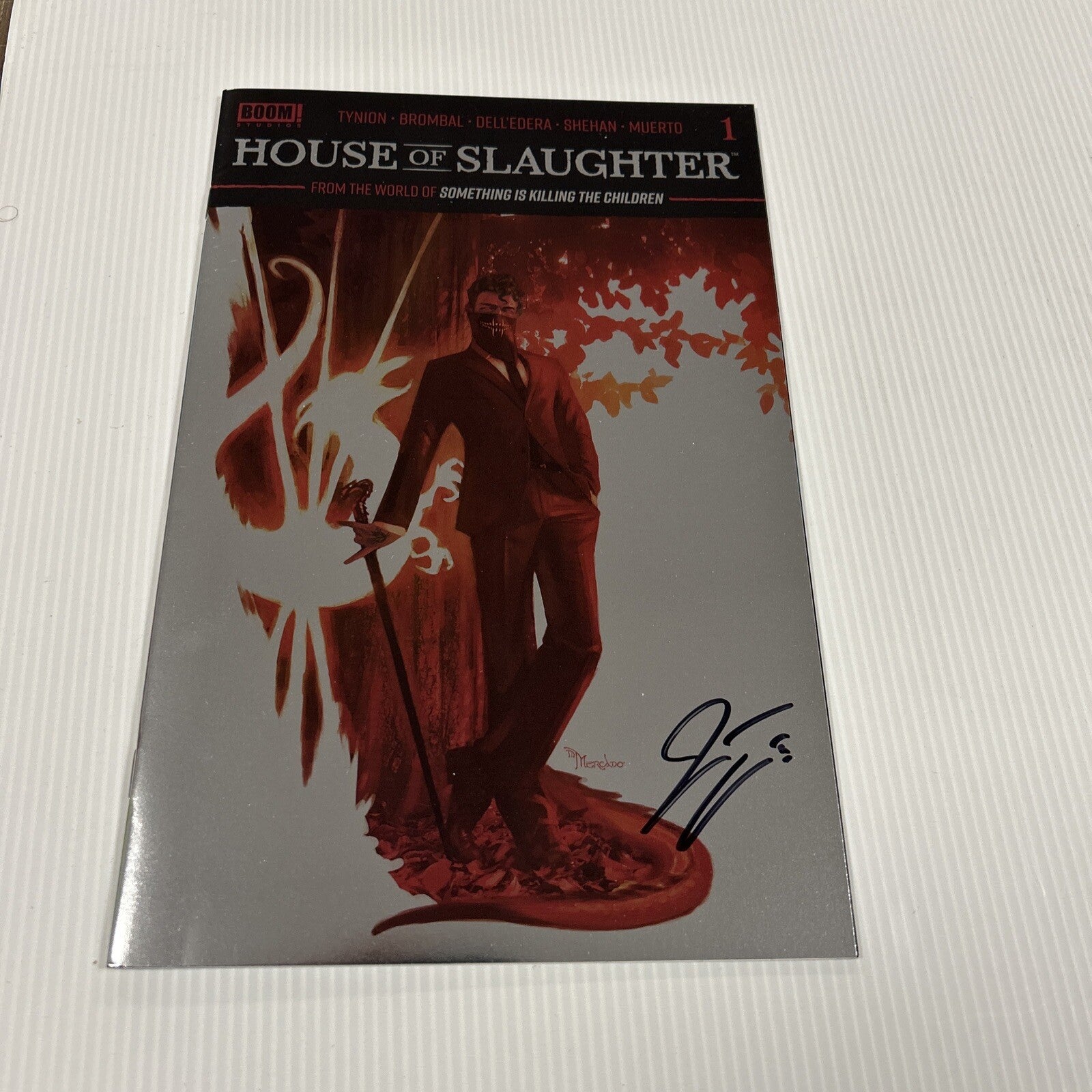 House Of Slaughter #1 2021 NM+ Signed James Tynion Thank You Foil Variant Boom0