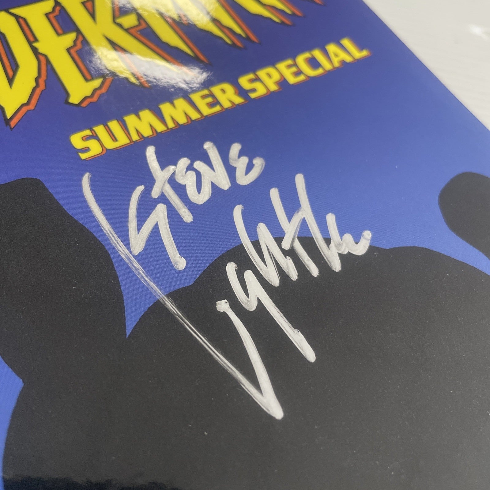 Spiderman Summer Special 1 1996 Signed By Steve Lighter Autograph4