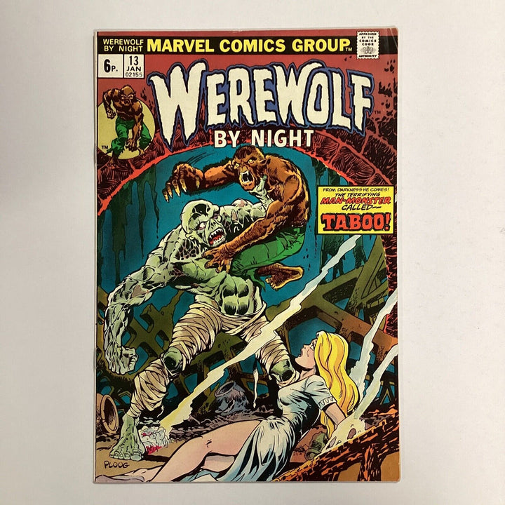 Werewolf By Night #13 1974 FN 1st Appearance of Topaz Pence Copy