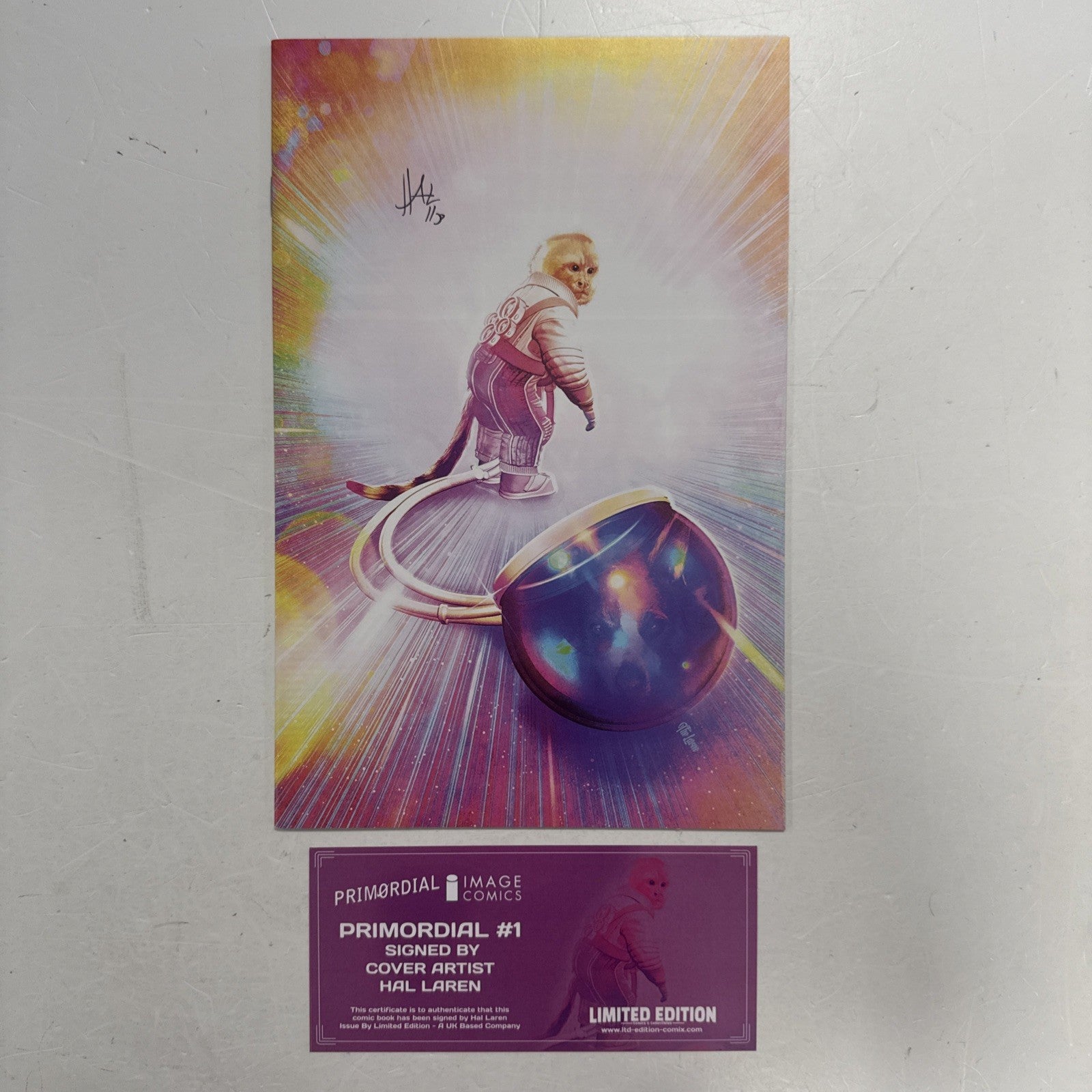 Primordial #1 2021 Hal Laren Exclusive Virgin Variant Image Comics Signed0