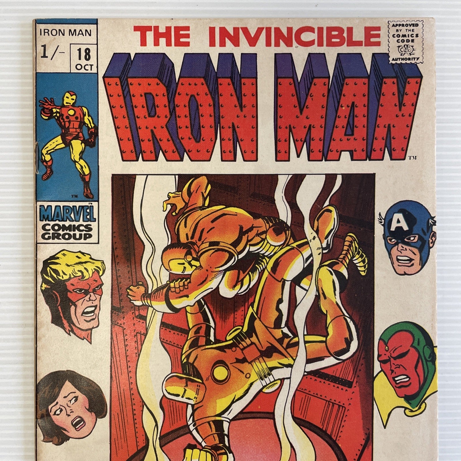 Iron Man #18 1969 FN Pence Copy (2)1