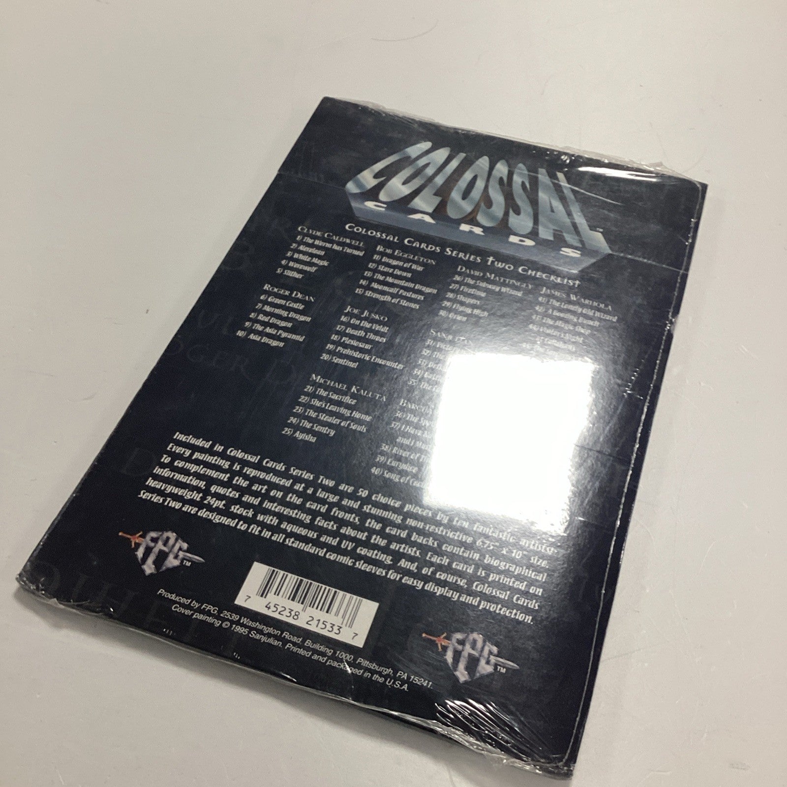 Colossal Cards Series Two 1995 5-card Set Factory-sealed New FPG4