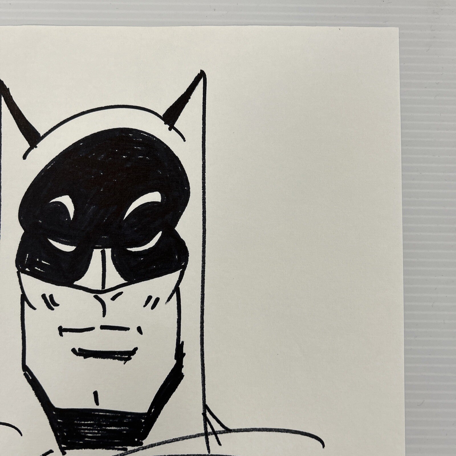 Bob Kane Hand Drawn Original Batman Sketch Art Signed with COA 21x29cm14