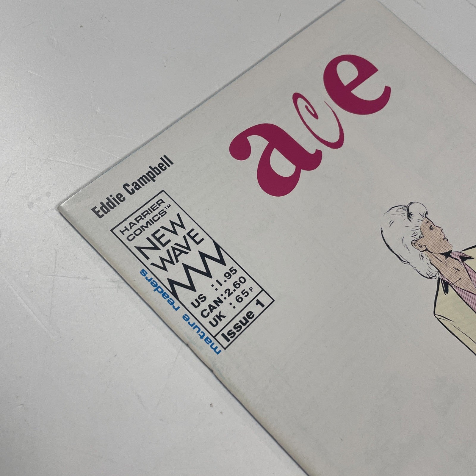 Ace #1 1988 VF By Eddie Campbell, Harrier Comics New Wave5