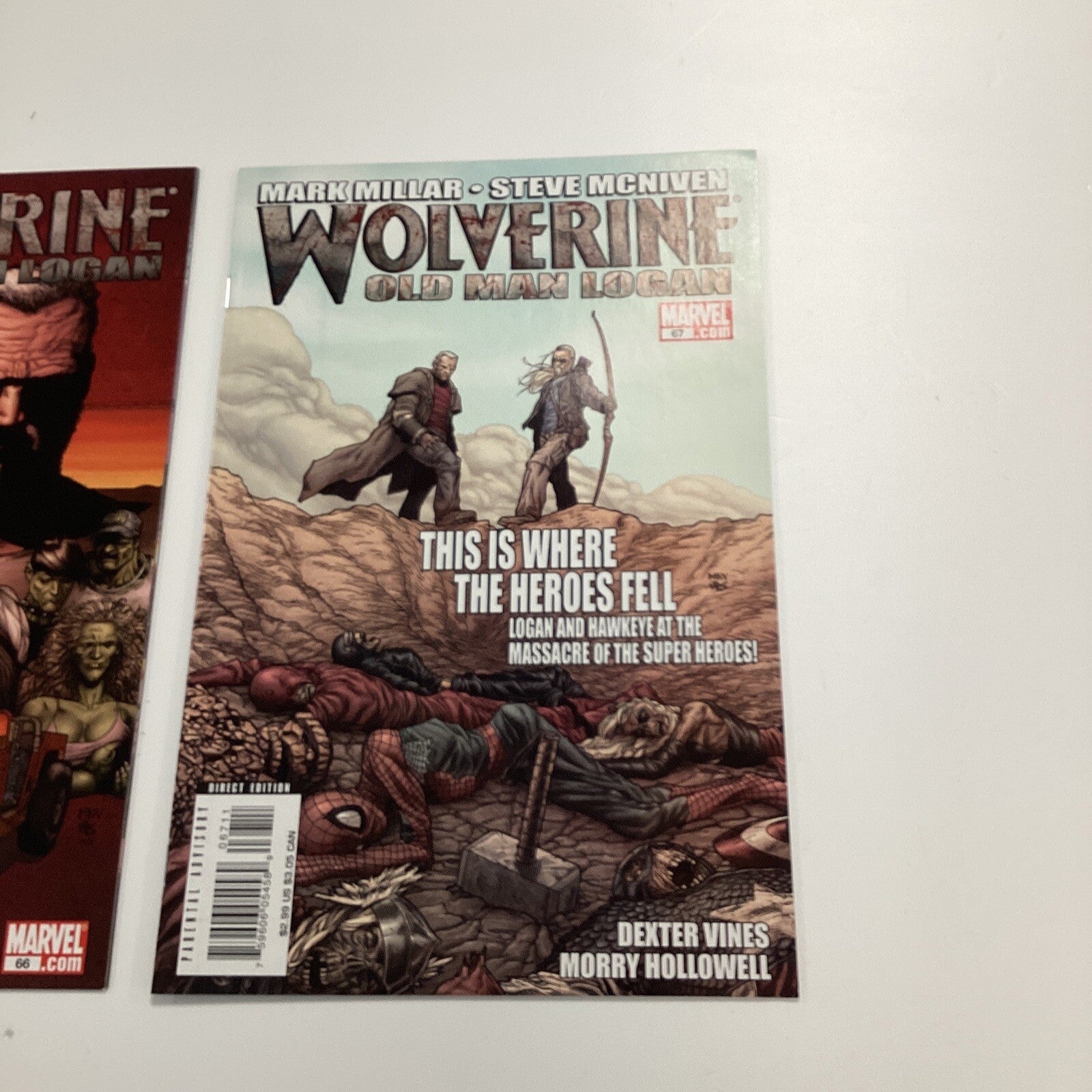 Wolverine Old Man Logan #66 & #67 2008 VF+ 1st Appearance of Old Man Logan2