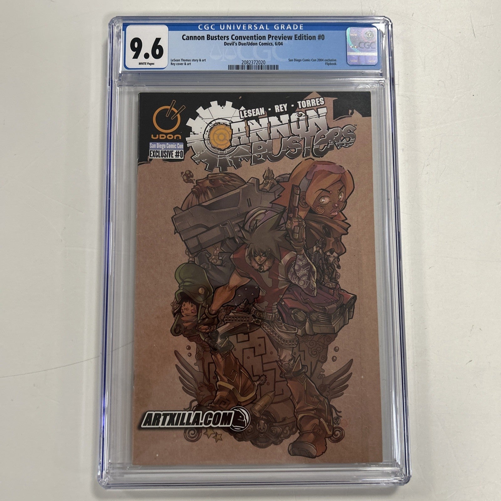 Cannon Busters #0 2004 CGC 9.6 San Diego Comic Con Exclusive Udon SDCC Netflix0