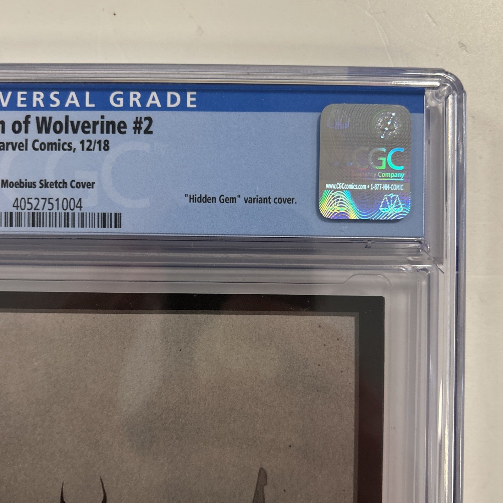 Return of Wolverine #2 2018 CGC 9.8 White Pages Hidded Gem 1:1000 Moebius Sketch5