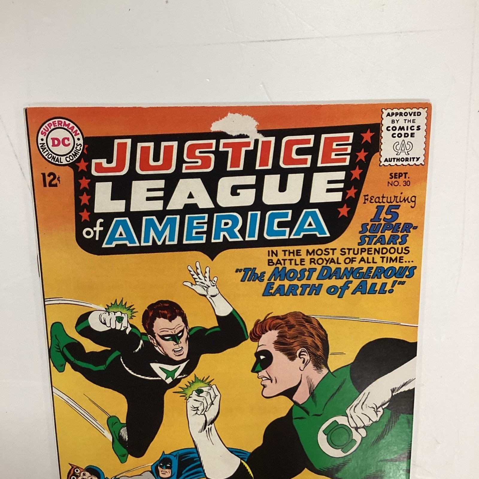 Justice League Of America #30 1964 VG **Piece missing centre top of front cover2