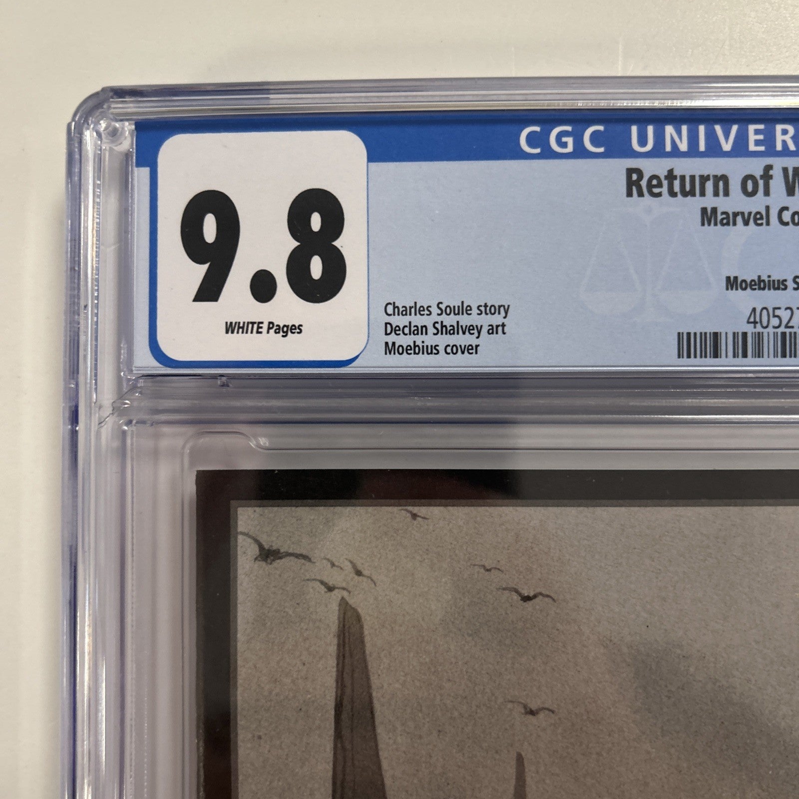 Return of Wolverine #2 2018 CGC 9.8 White Pages Hidded Gem 1:1000 Moebius Sketch4