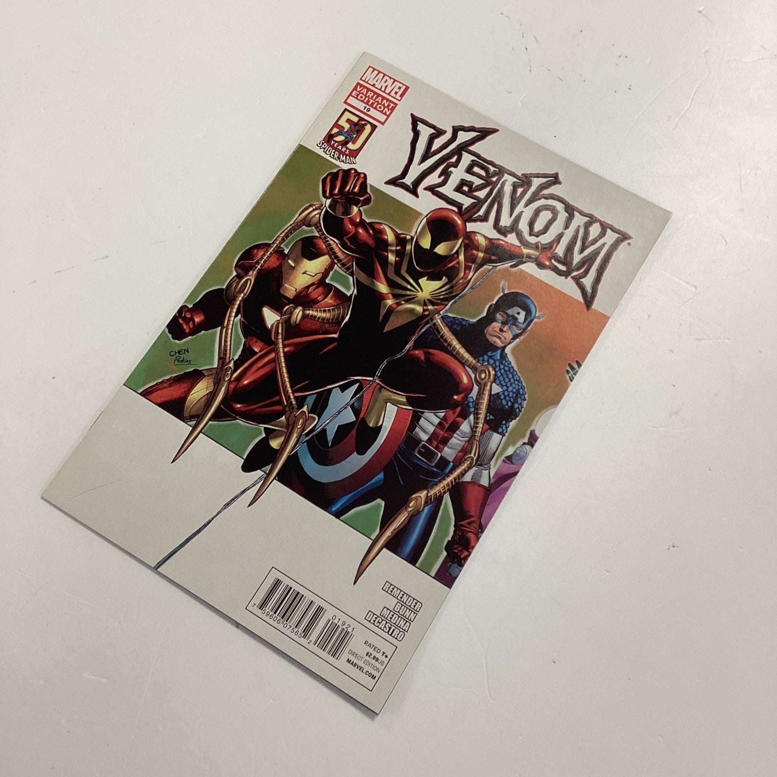Venom #19 2012 VF/NM Sean Chen Amazing Spider-man Motion Variant6