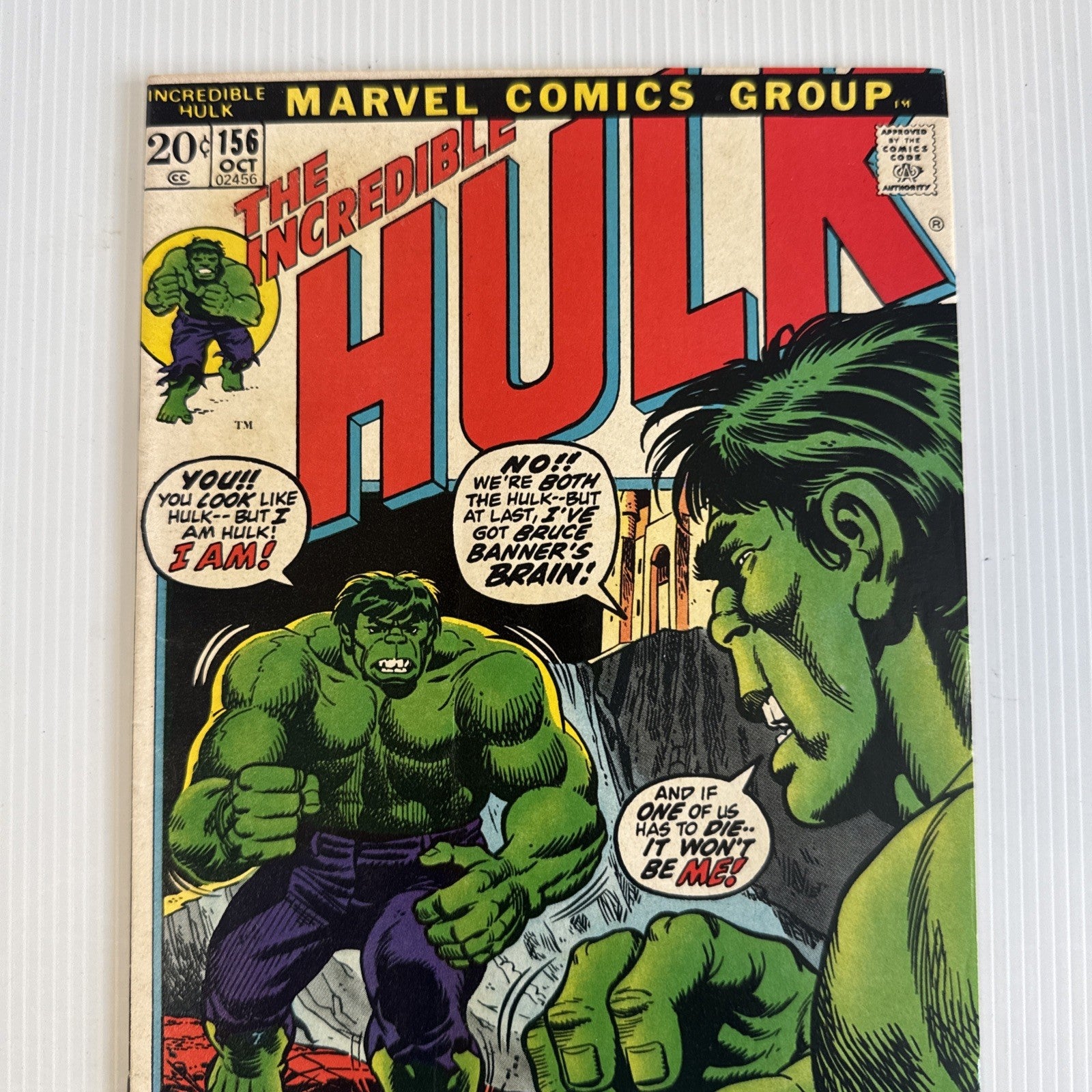 Incredible Hulk #156 1972 FN/VF1