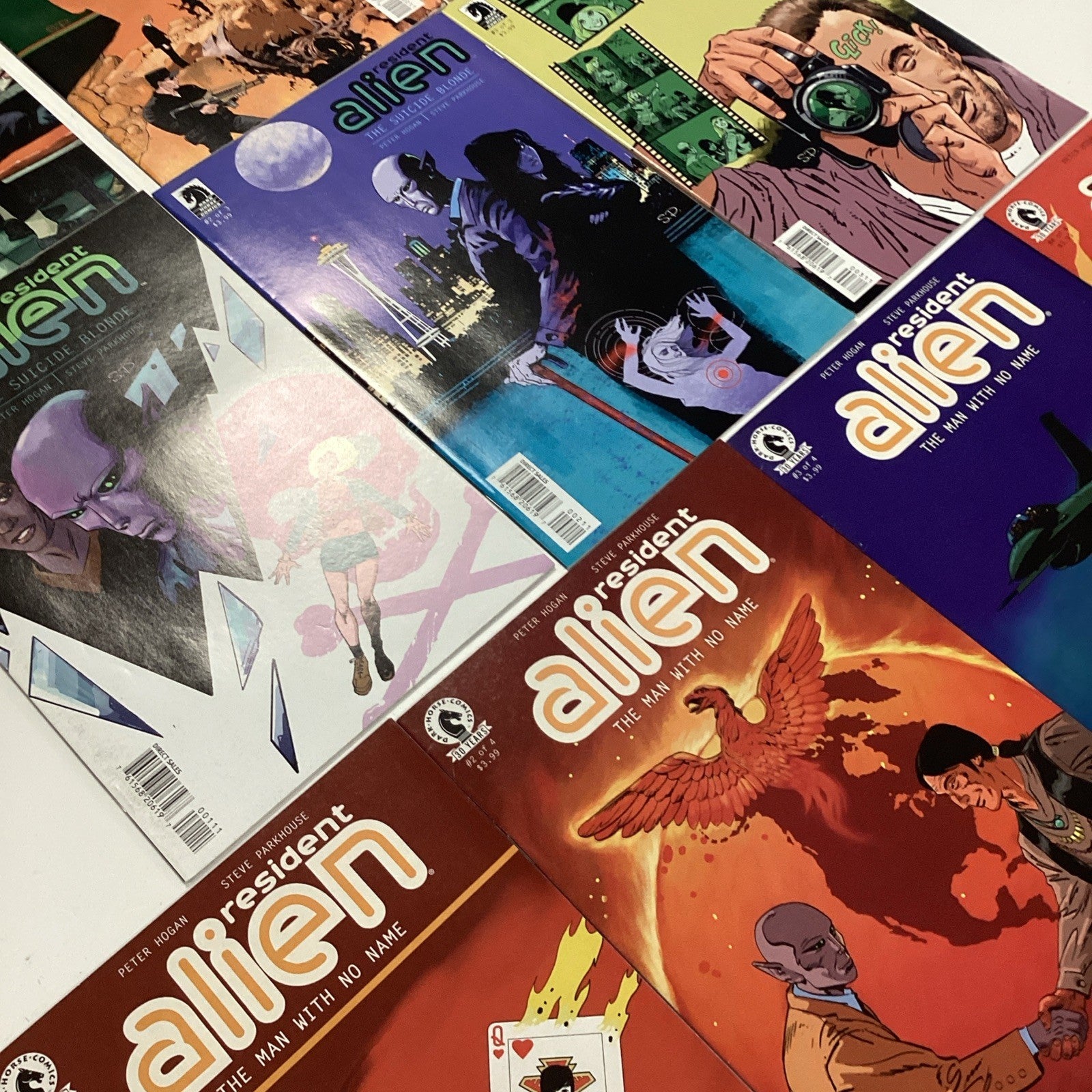 Resident Alien #1-3 2012, Suicide Blone #1-3 2013, Man With No Name #1-4 201615