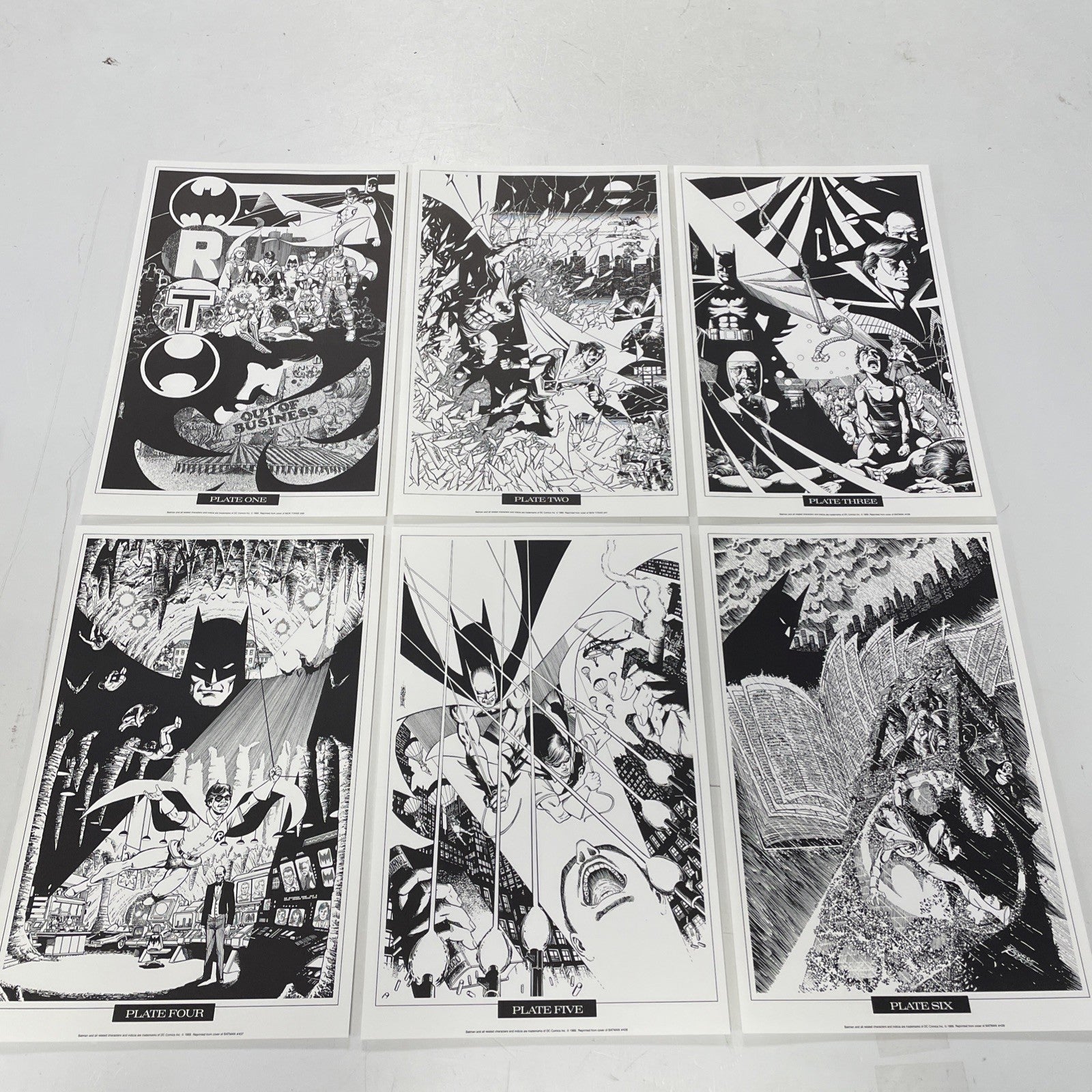 George Perez Portfolio 1990 Collection 12 B+W prints2