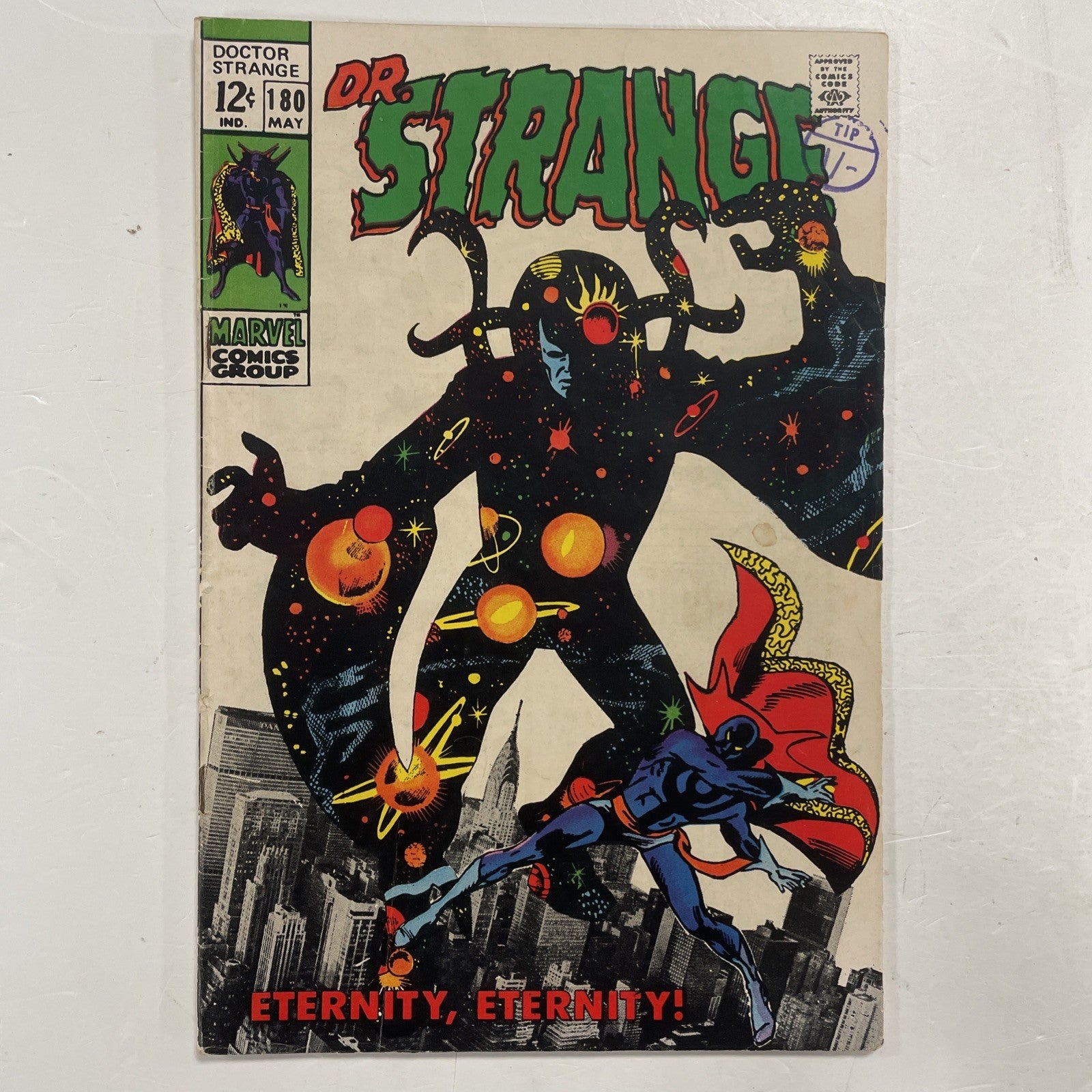 Doctor Strange #180 1969 VG Pence Stamp Eternity Photo Cover0