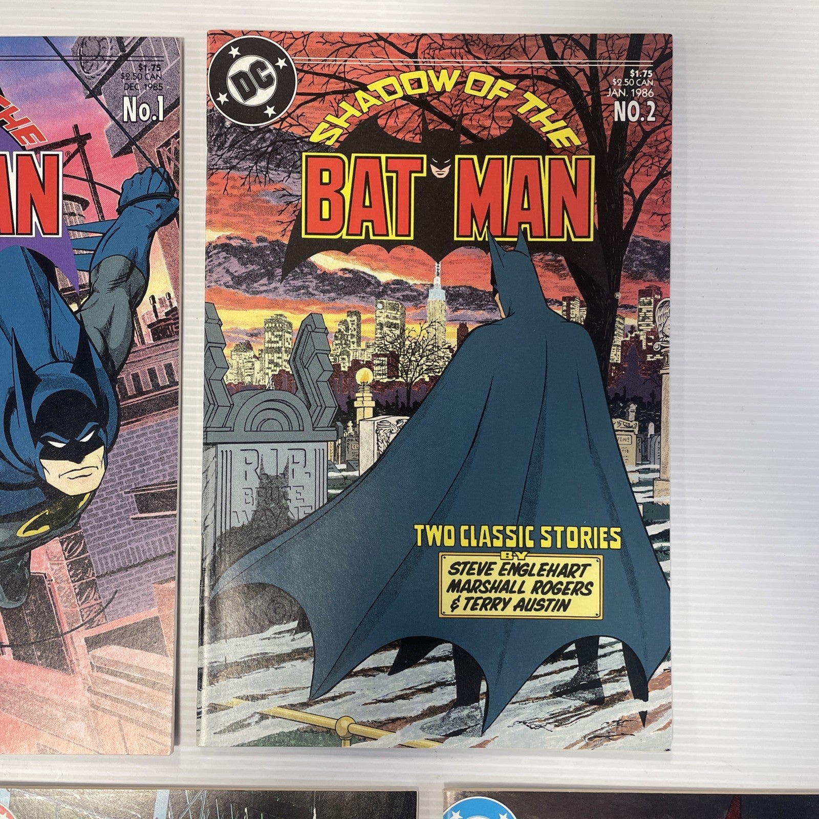 Shadow of The Batman #1-5 1985 Complete Set Reprints Classic Stories2