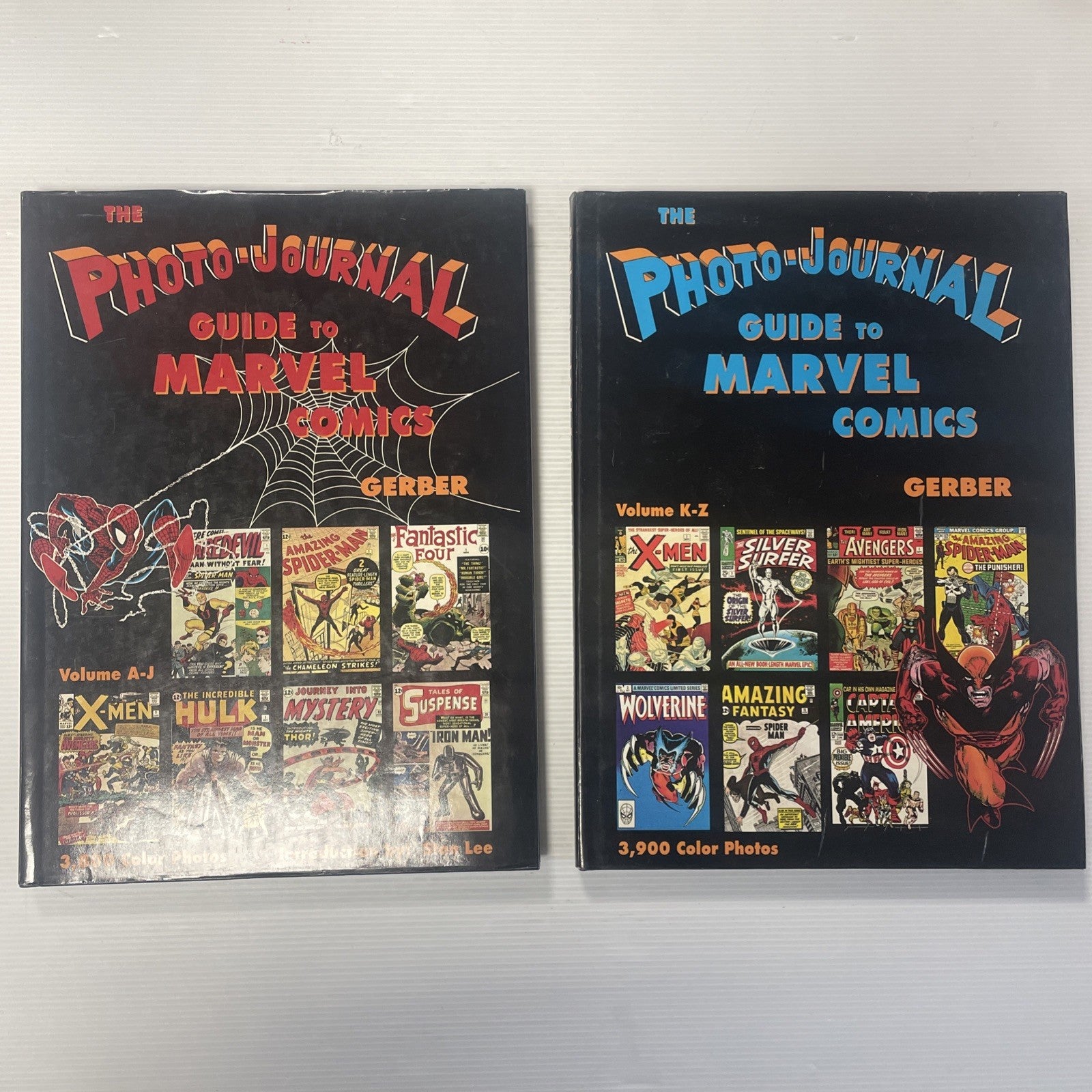 The Photo-Journal Guide to Marvel Comic Vol 3 & 4 A-J & K-Z Gerber Hardcover Set0