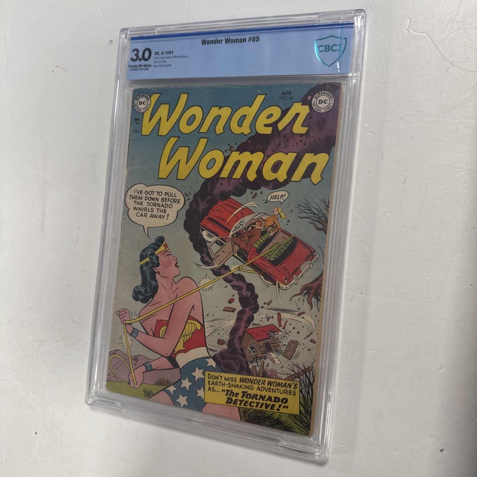 Wonder Woman #65 1954 CBCS 3.0 Cream-Off-White Pages0