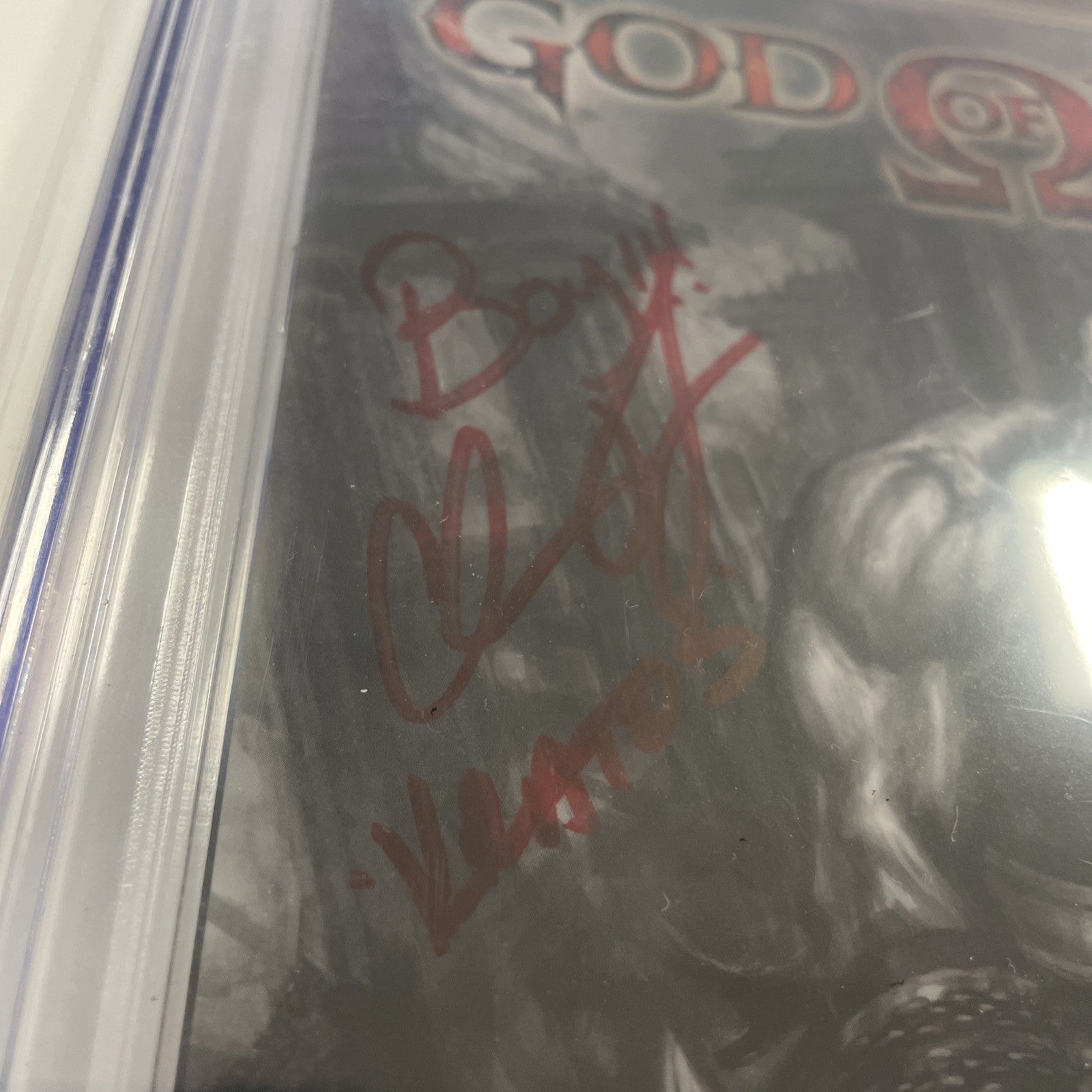 God Of War #1 2010 CGC 9.8 Signature Series 2nd Print3