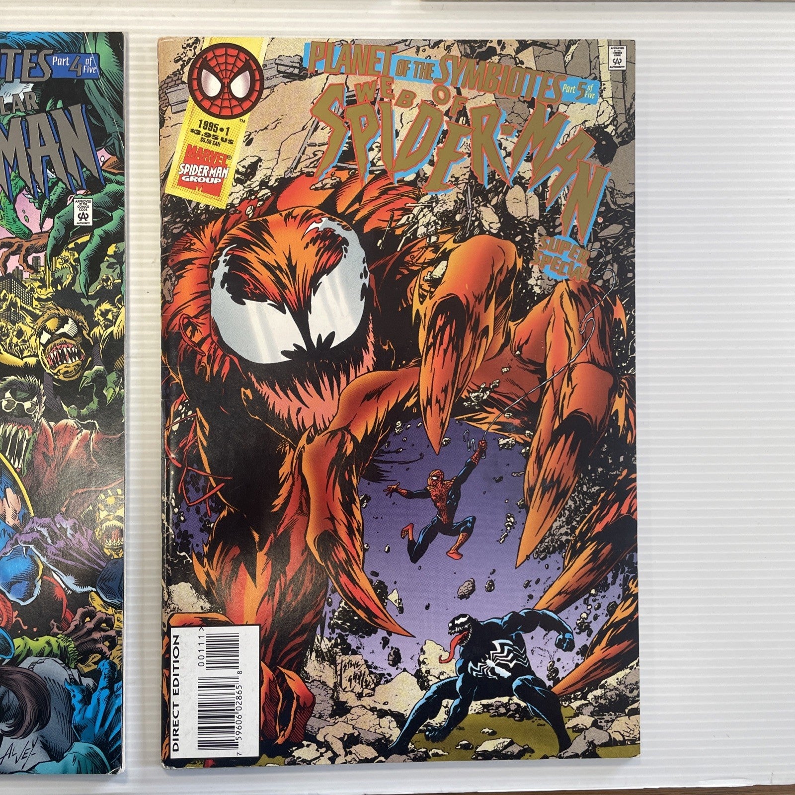 Spider-Man Super Special Planet of the Symbiotes #1-5 1995 Mid-Grades5