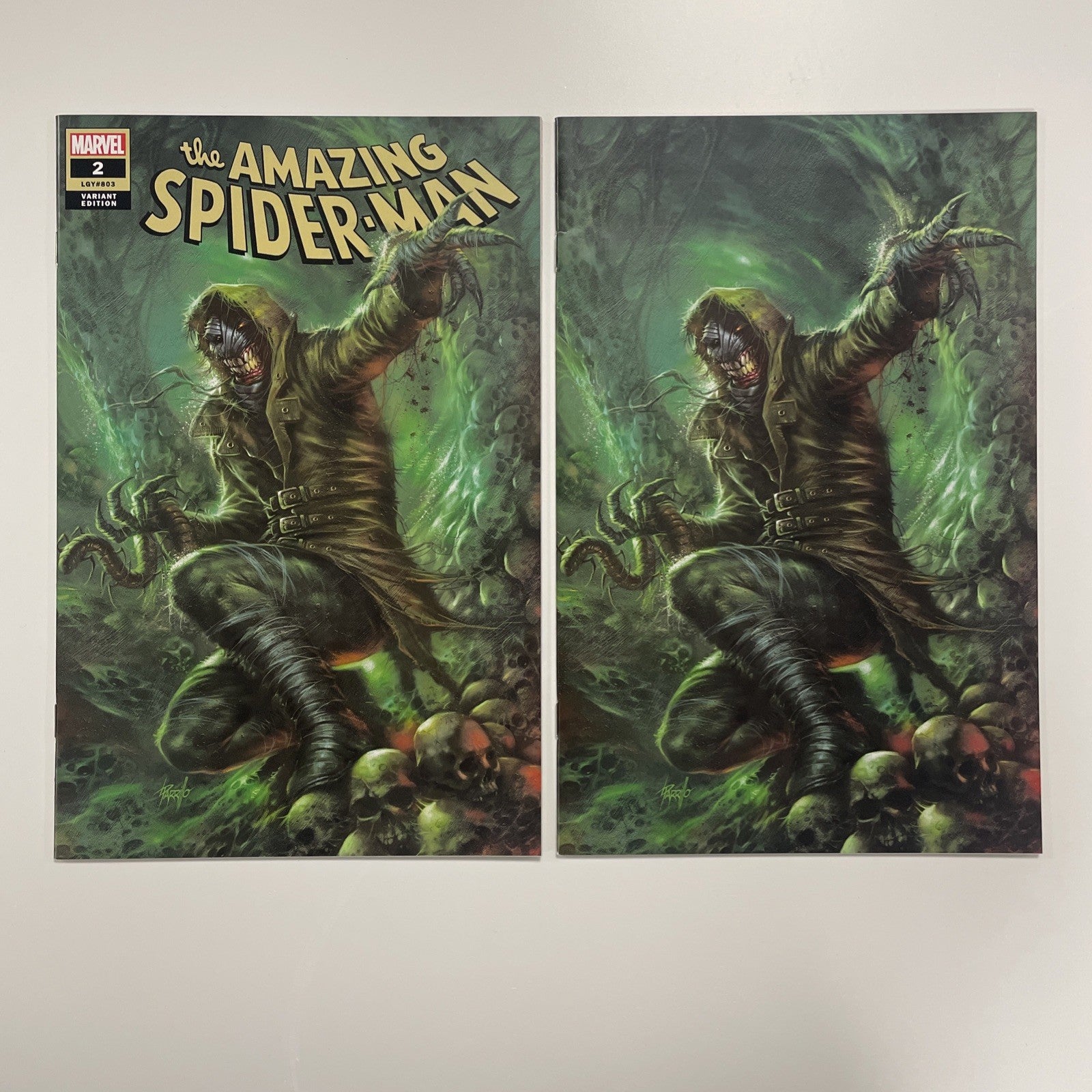 Amazing Spider-man #803 2018 NM Parrillo Trade Dress & Virgin Variant Set0