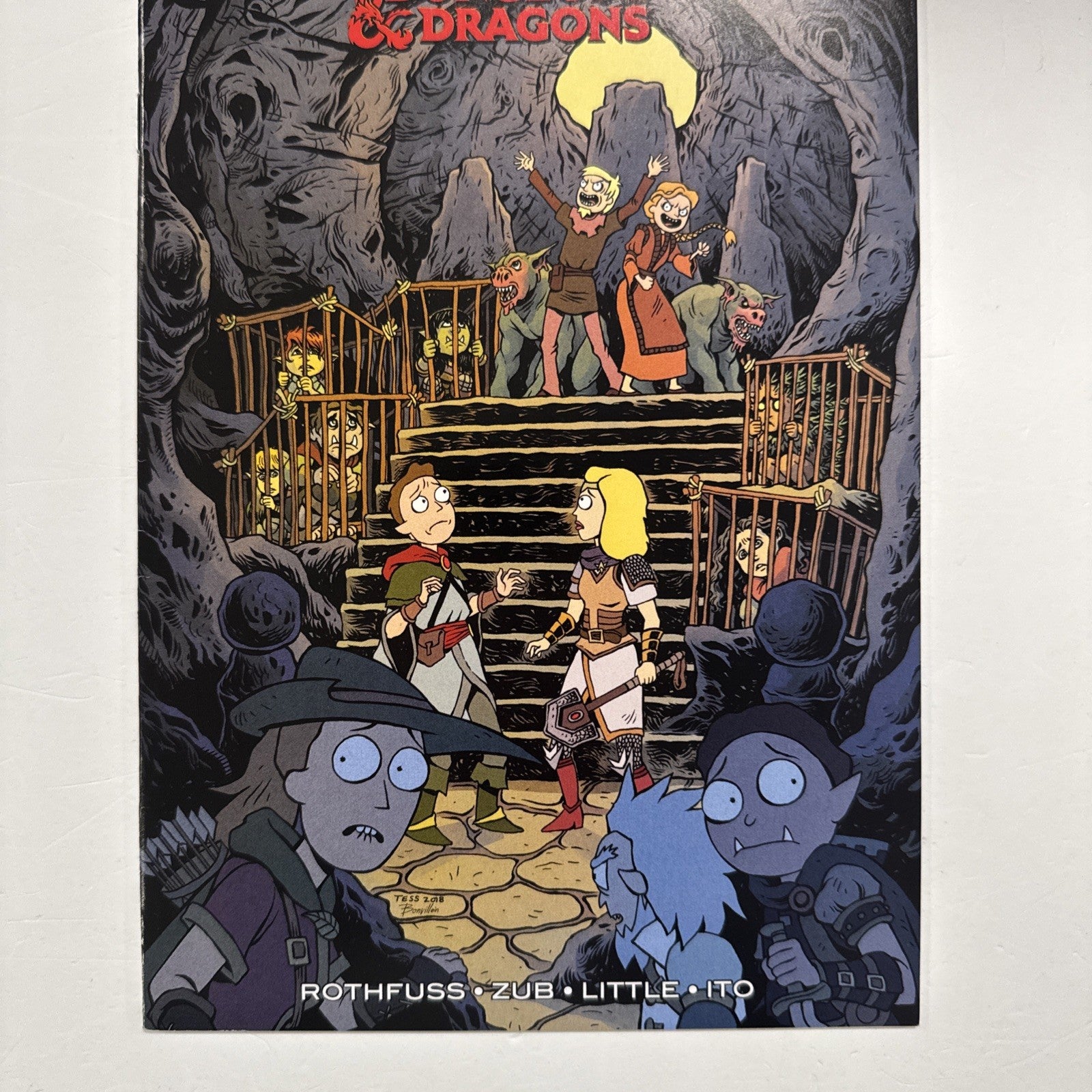 Rick & Morty Vs Dungeons & Dragons #4 2019 1:20 Tess Fowler Variant2
