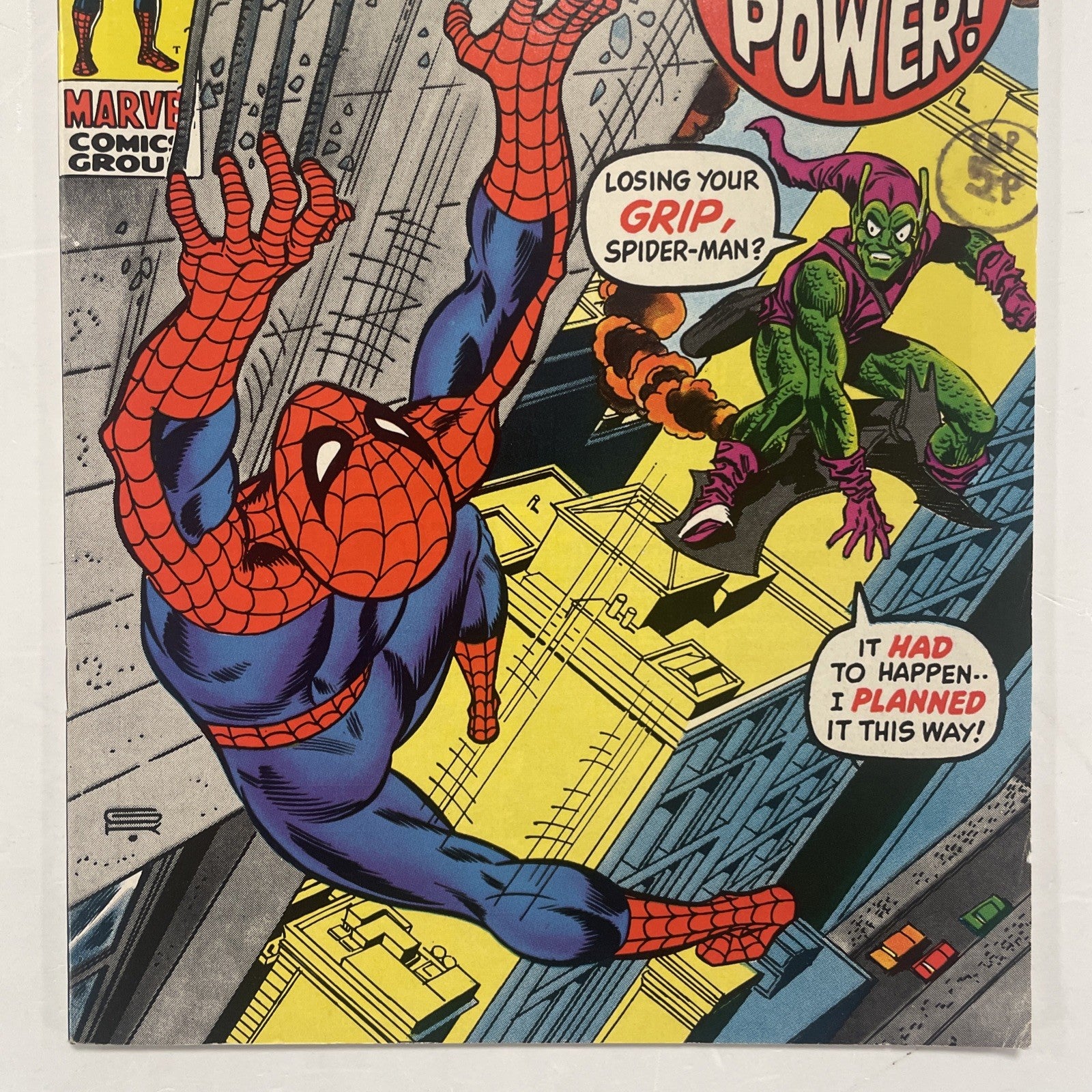 Amazing Spider-Man #98 1971 VF- Pence Stamp No Comic Code *See Description2