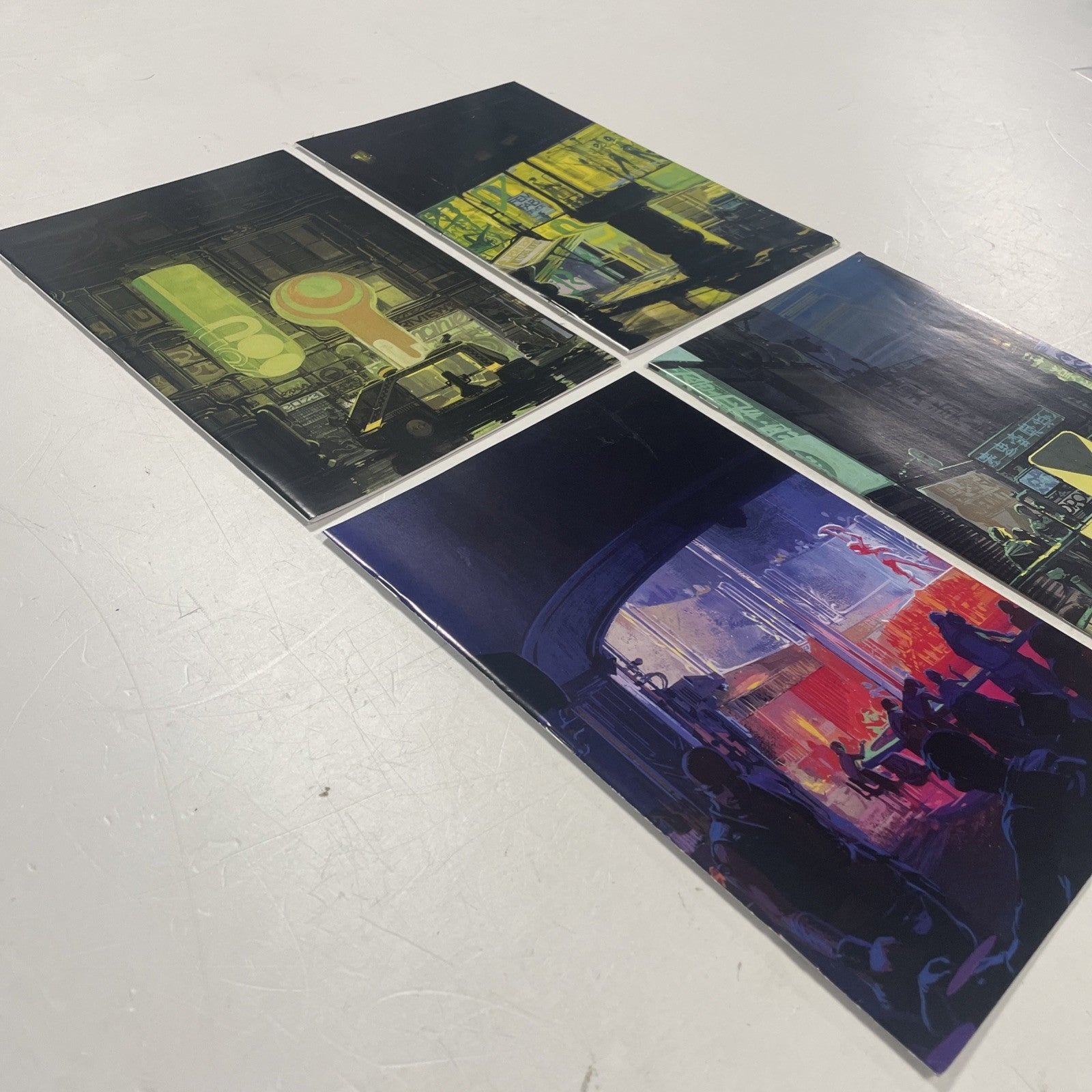 Blade Runner 2019 #5, #6, #7, #8 Syd Mead NYCC Virgin Variant set5
