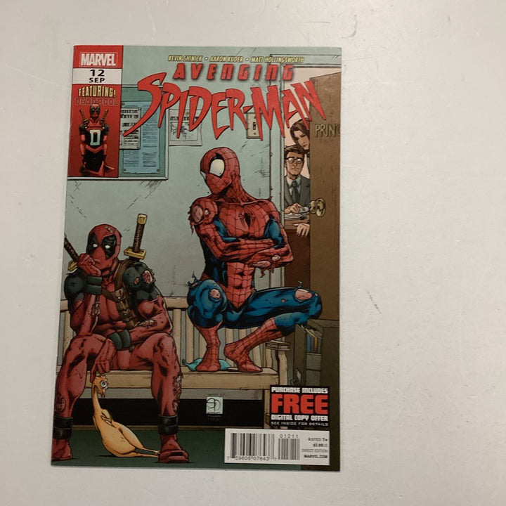 Avenging Spider-man #12 2012 VF/NM Deadpool appearance0