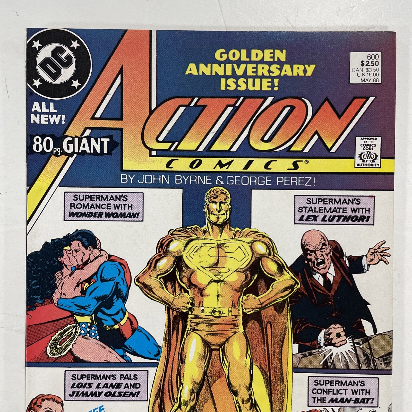 Action Comics #600 1988 Signed Jerry Ordway at NYCC 20061