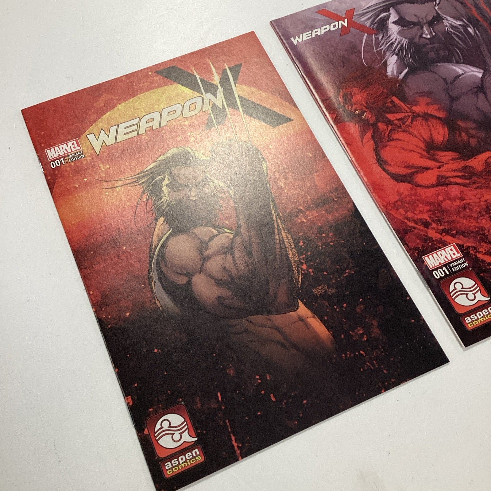 Weapon X #1 2017 NM Aspen Michael Turner Variant A & B Set3