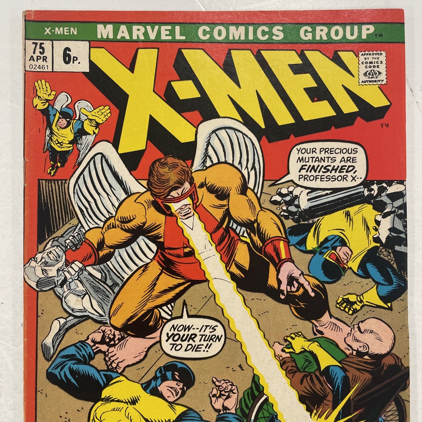 X-Men #75 1972 FN- Pence Copy1