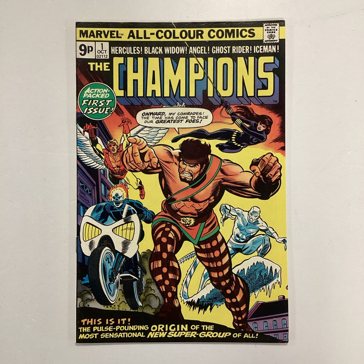 Champions #1 1976 VF- Pence Copy0
