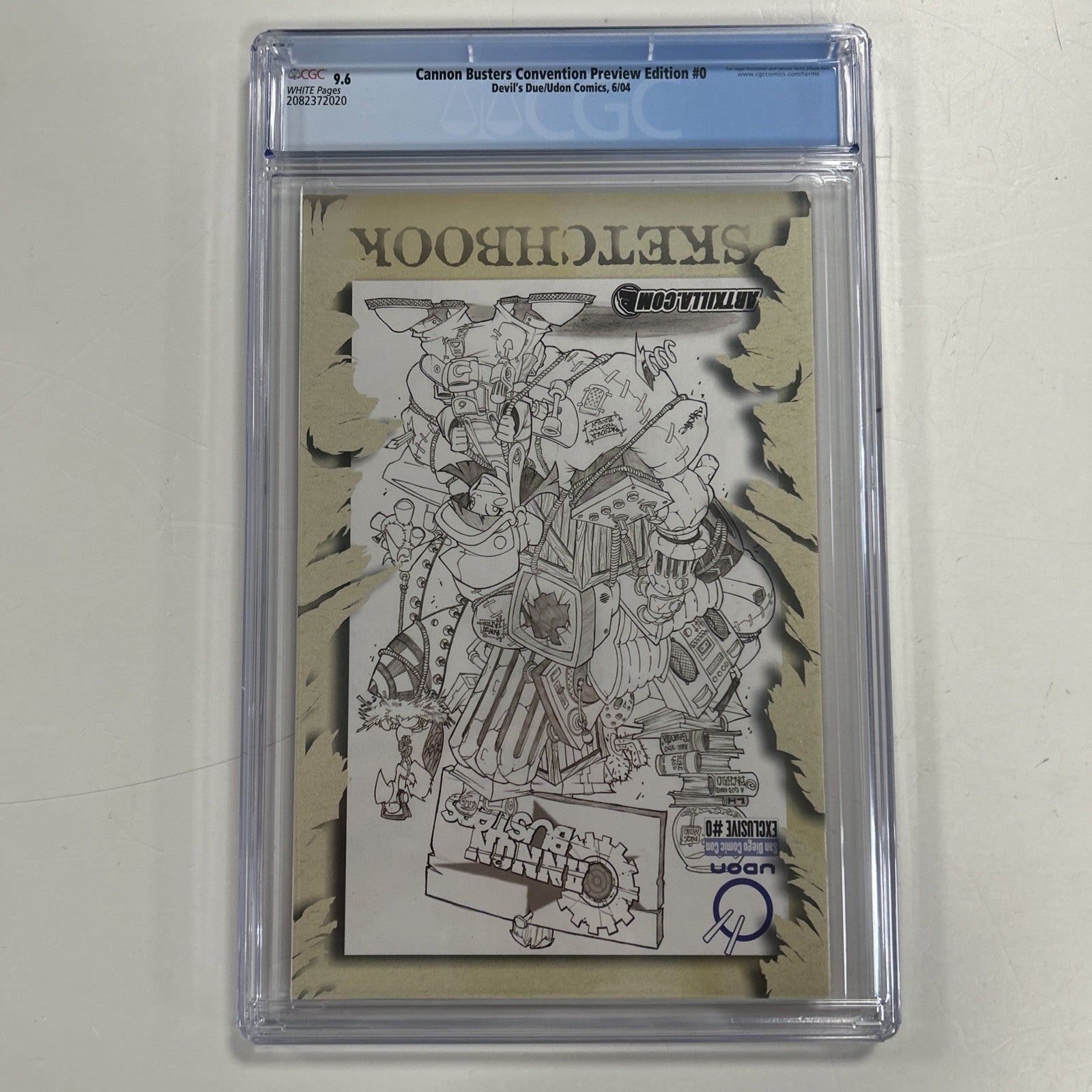 Cannon Busters #0 2004 CGC 9.6 San Diego Comic Con Exclusive Udon SDCC Netflix8