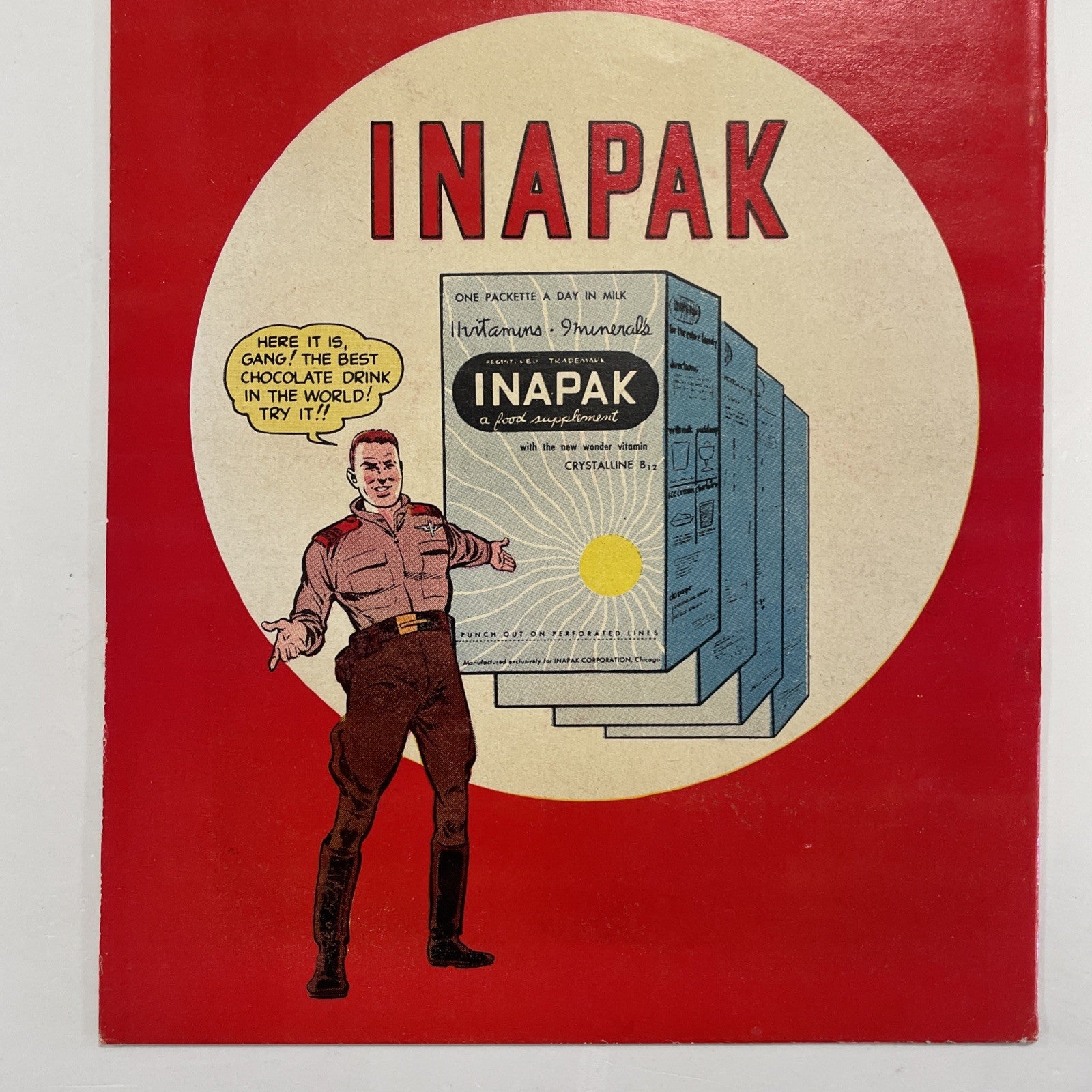 Major Inapak The Space Ace #1 1951 FN Golden Age6