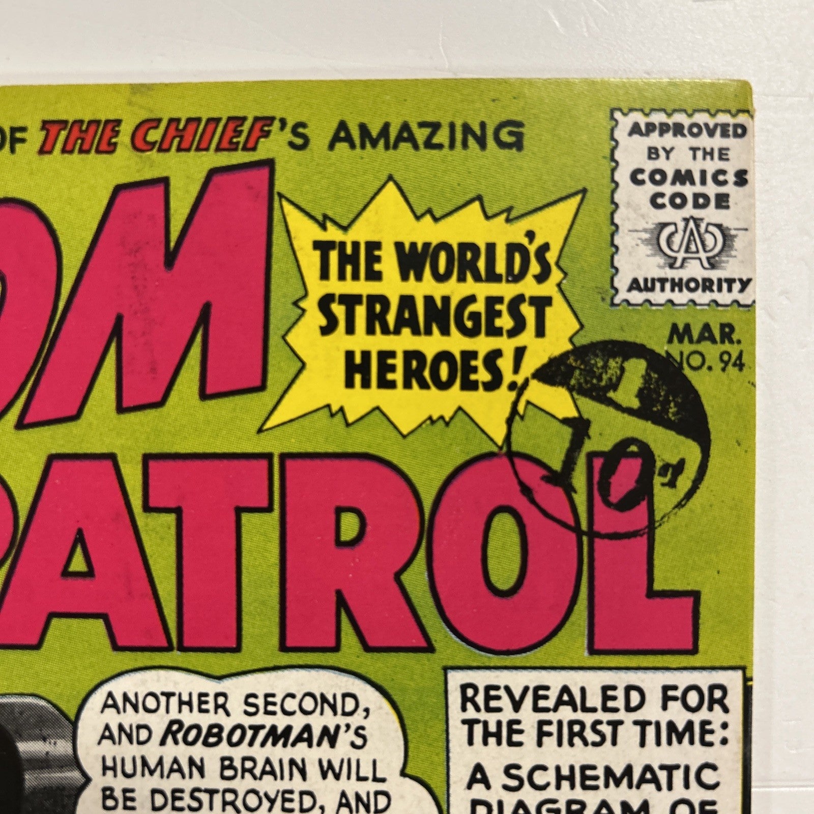 Doom Patrol #94 1965 FN Pence Stamp4