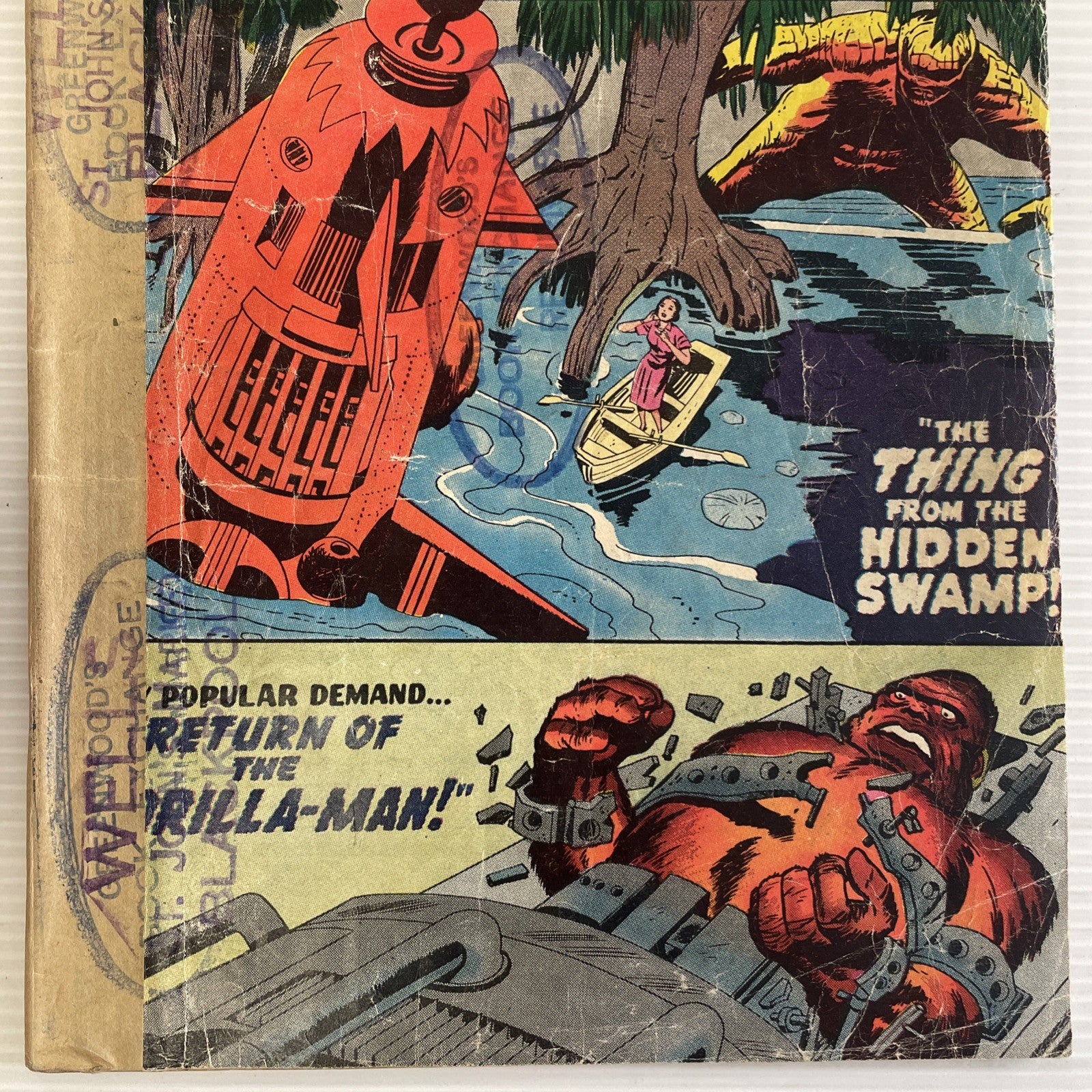 Tales to Astonish #30 1962 Low Grade Reader Copy **Tape on cover, multiple stamp2