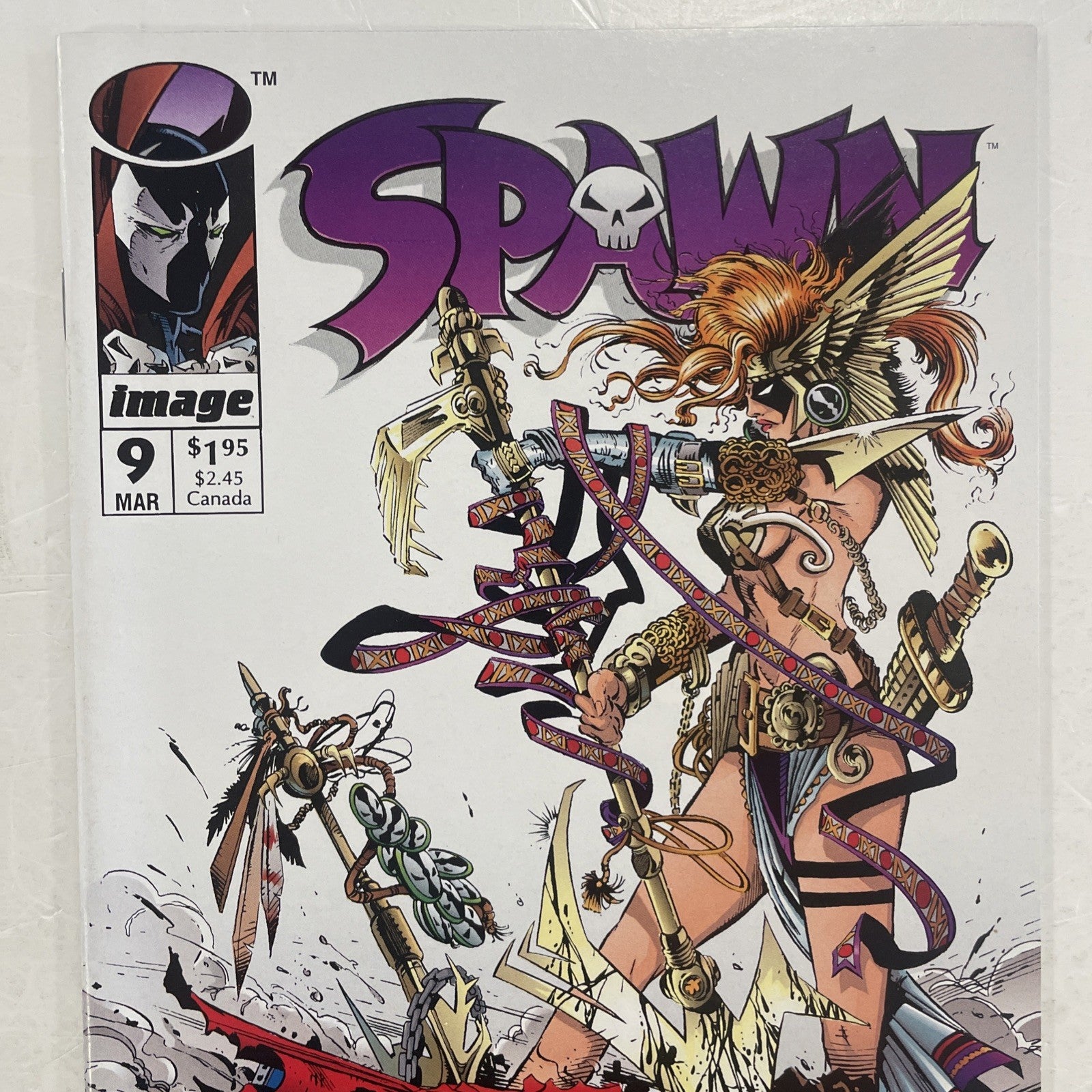 Spawn #9 1993 VF/NM 1st Appearance Of Angela Todd McFarlane1