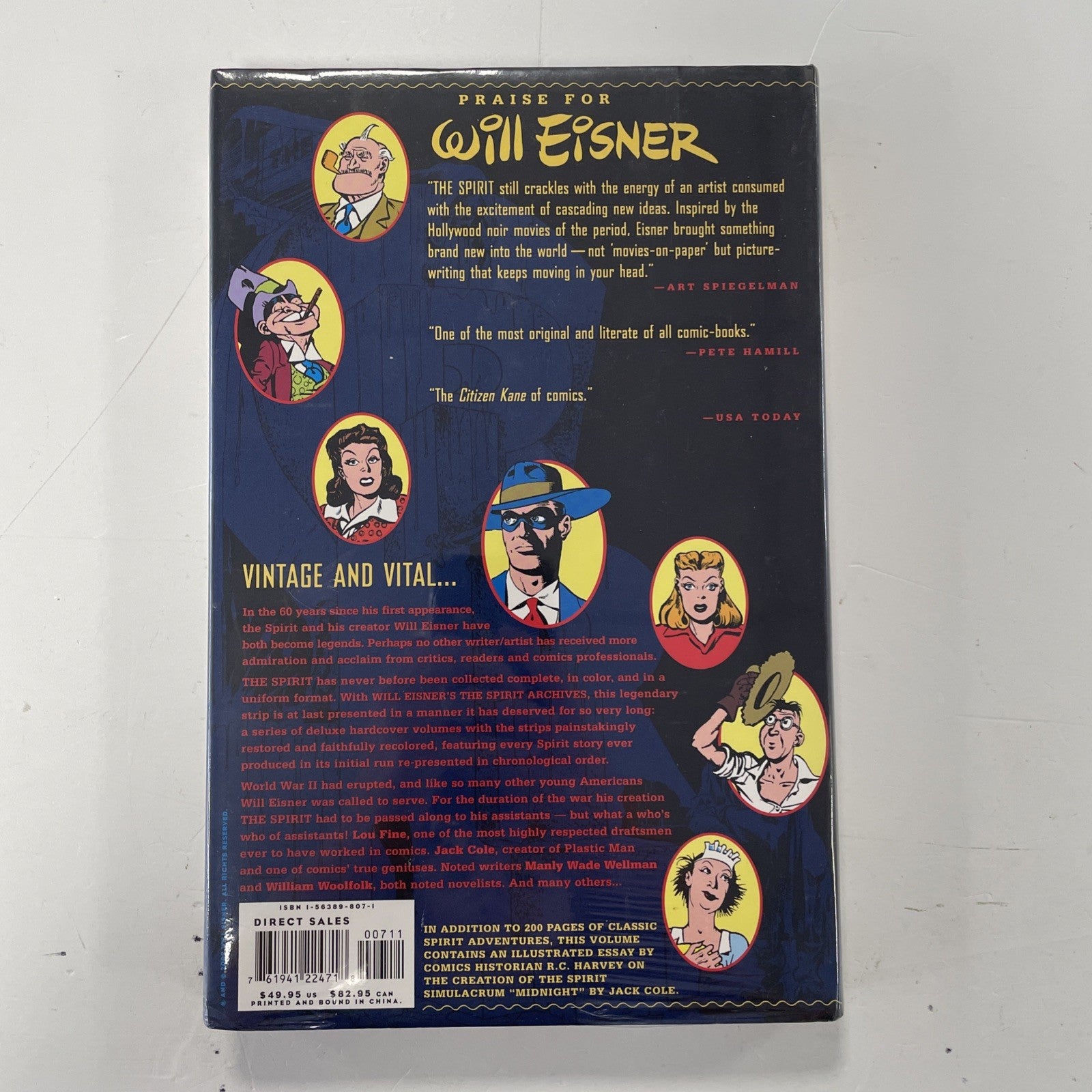 The Spirit Archive Will Eisner Vol 7 2002 HC Graphic Novel NEW3