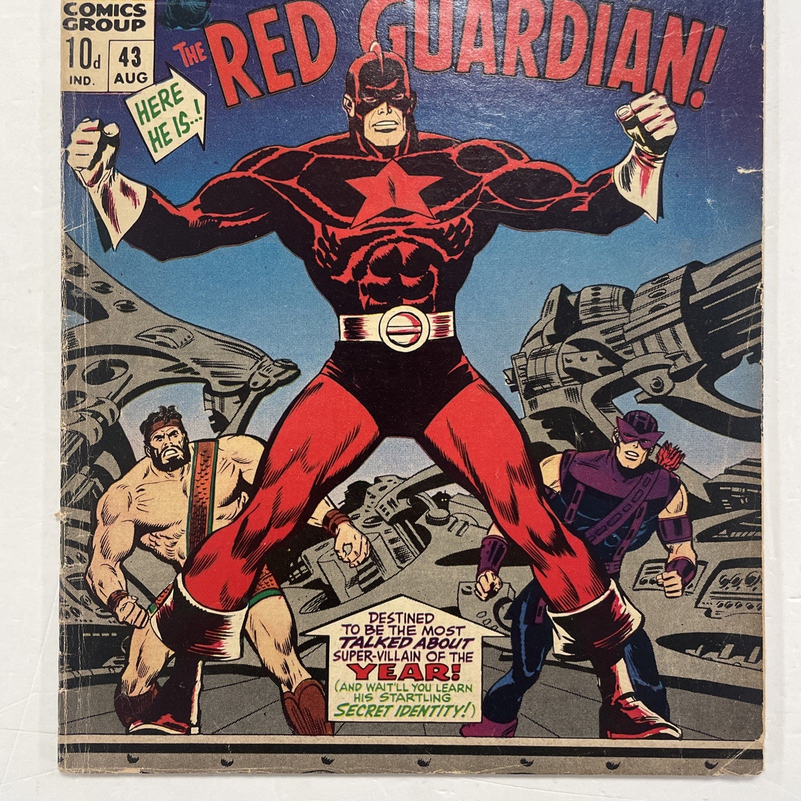 Avengers #43 1967 VG+ 1st Appearance of Red Guardian Pence Copy2