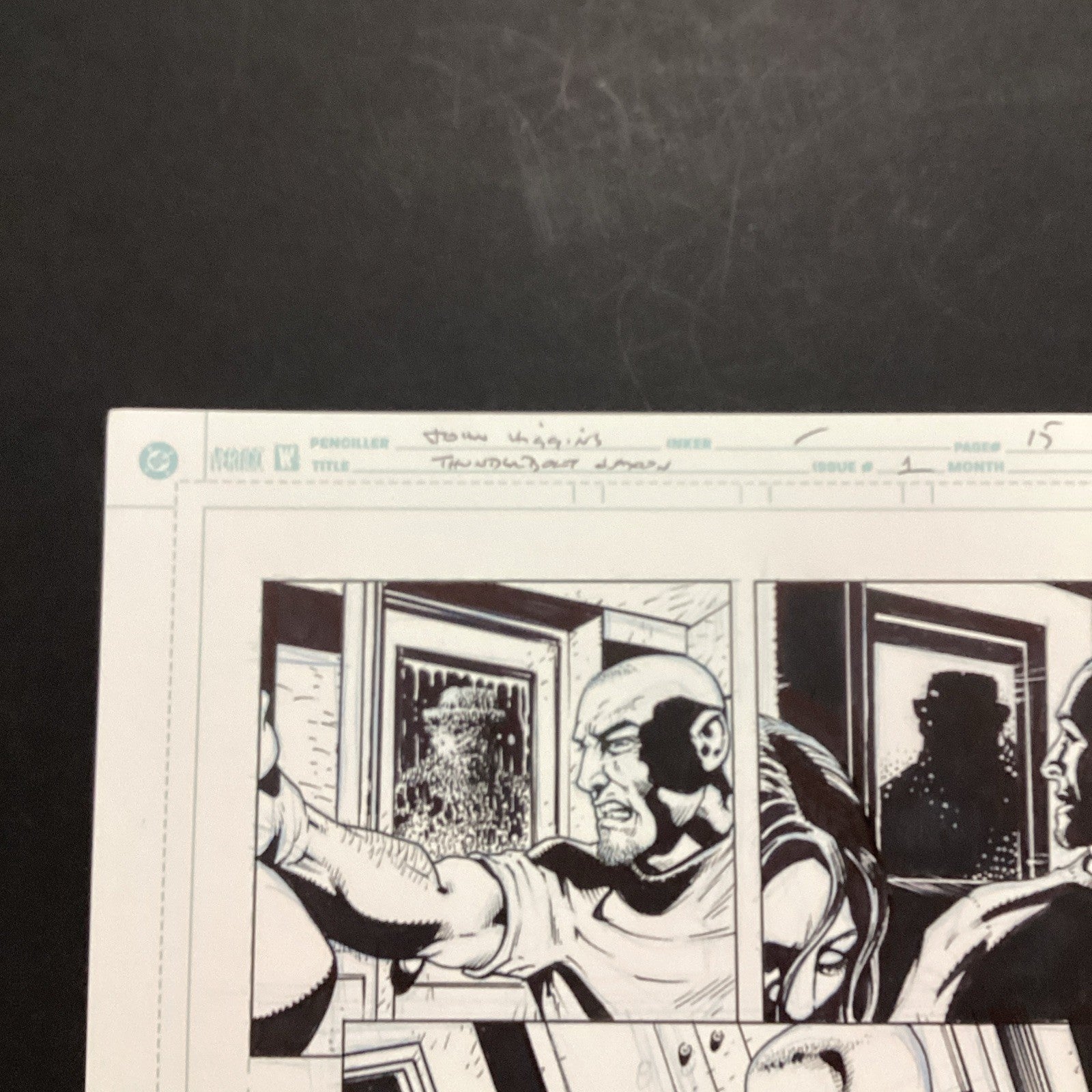 Original Artwork for Thunderbolt Jaxon #1 Page 15 By John Higgins 20064