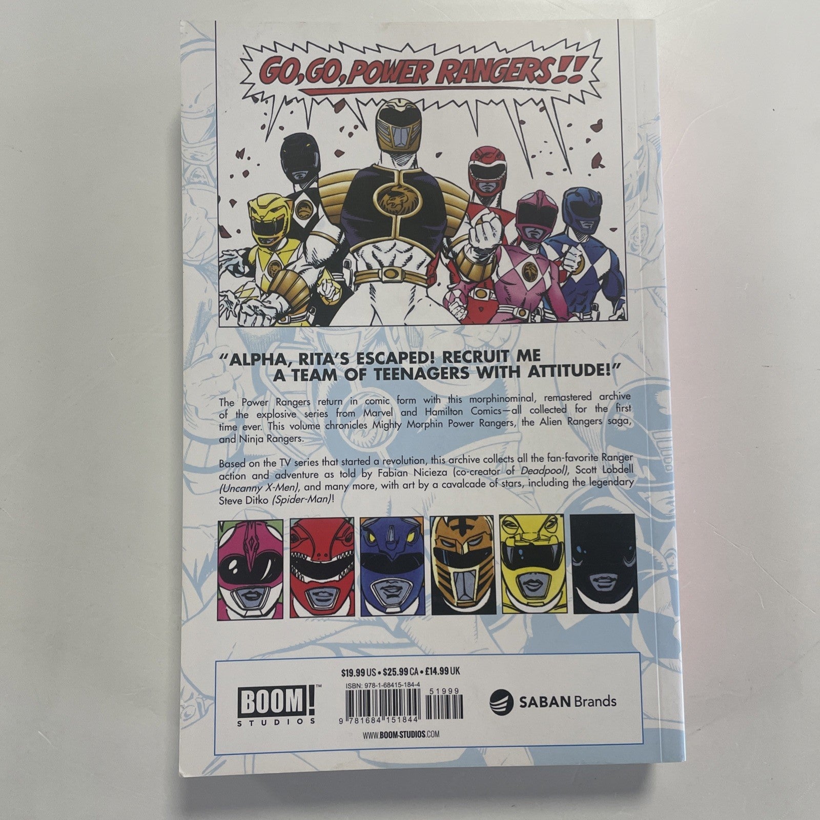 Power Rangers Archive Book One 2018 1st Print BOOM! Studios4