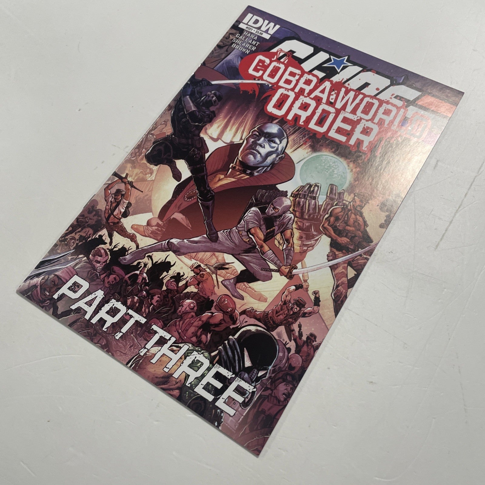 G.I. Joe #221 2015 NM Cobra World Order Part 36