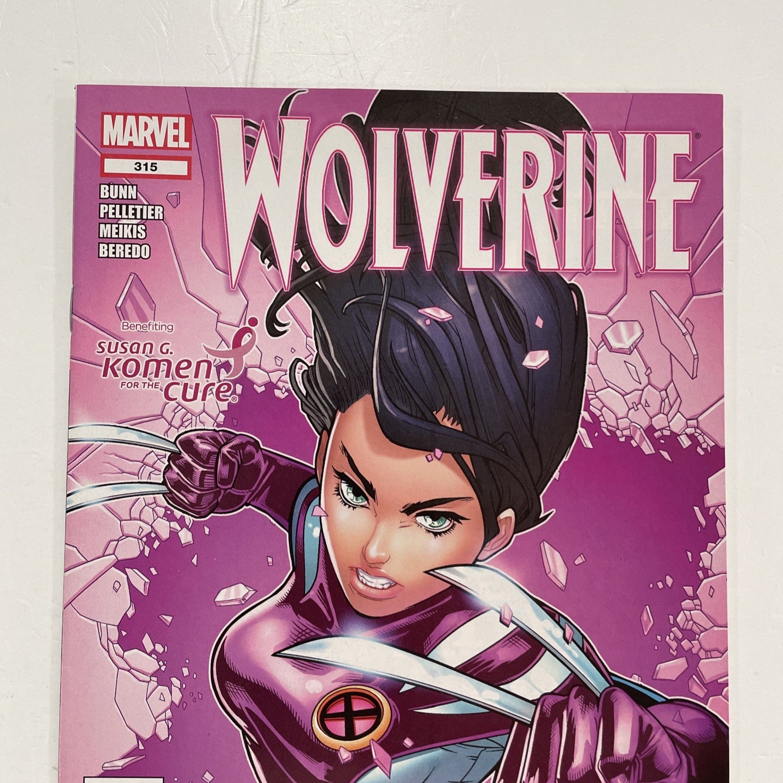 Wolverine #315 2012 NM Susan G Komen Cure Cancer Variant1