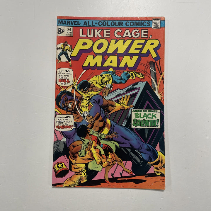 Power Man #24 1972 VG/FN Bill Foster becomes Black Goliath Pence Copy0