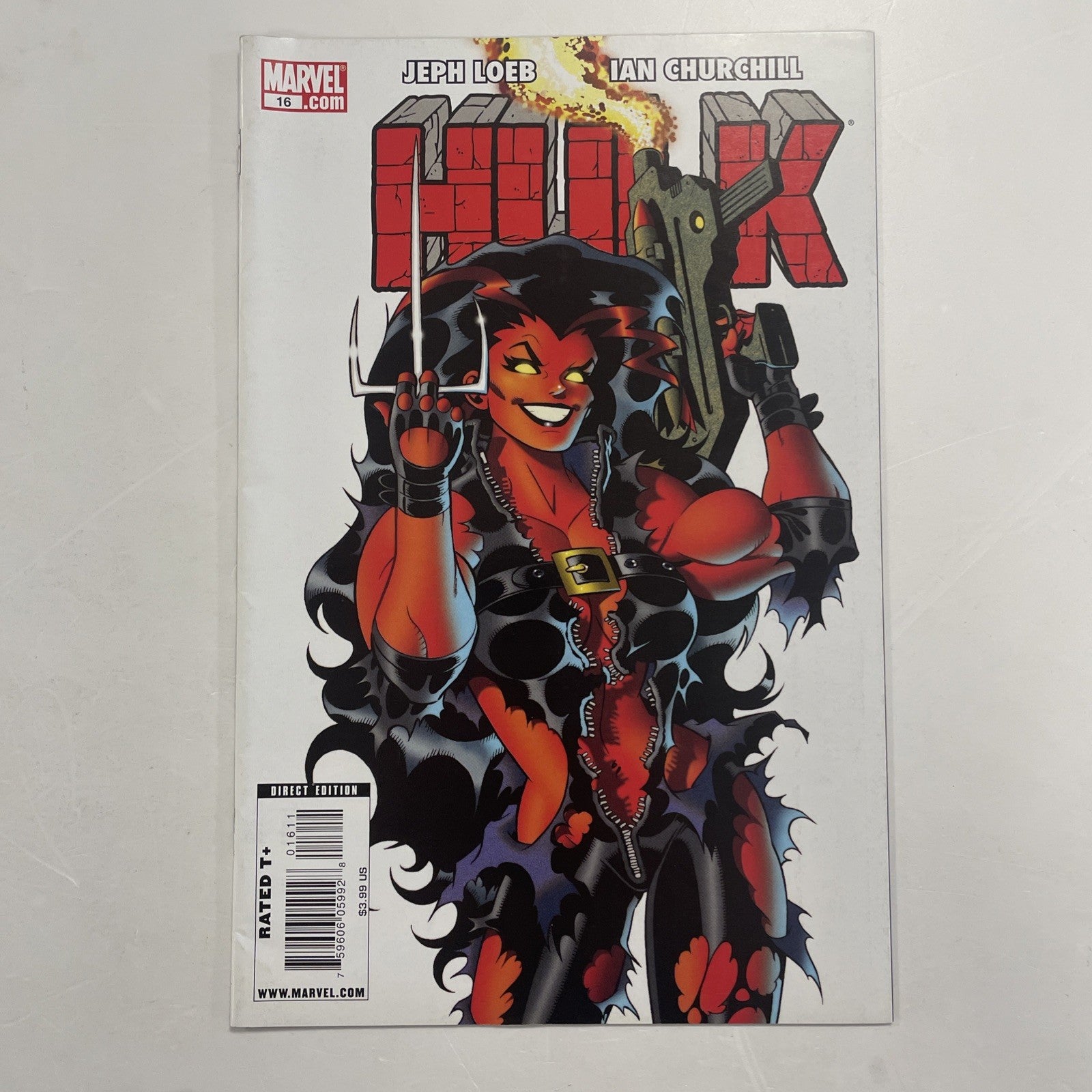 Hulk #16 2009 VF+ 1st Full Appearance of Red She-Hulk0