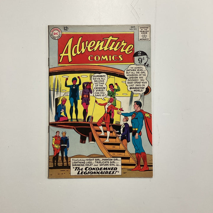 Adventure Comics #313 1963 FN/VF Pence Stamp0