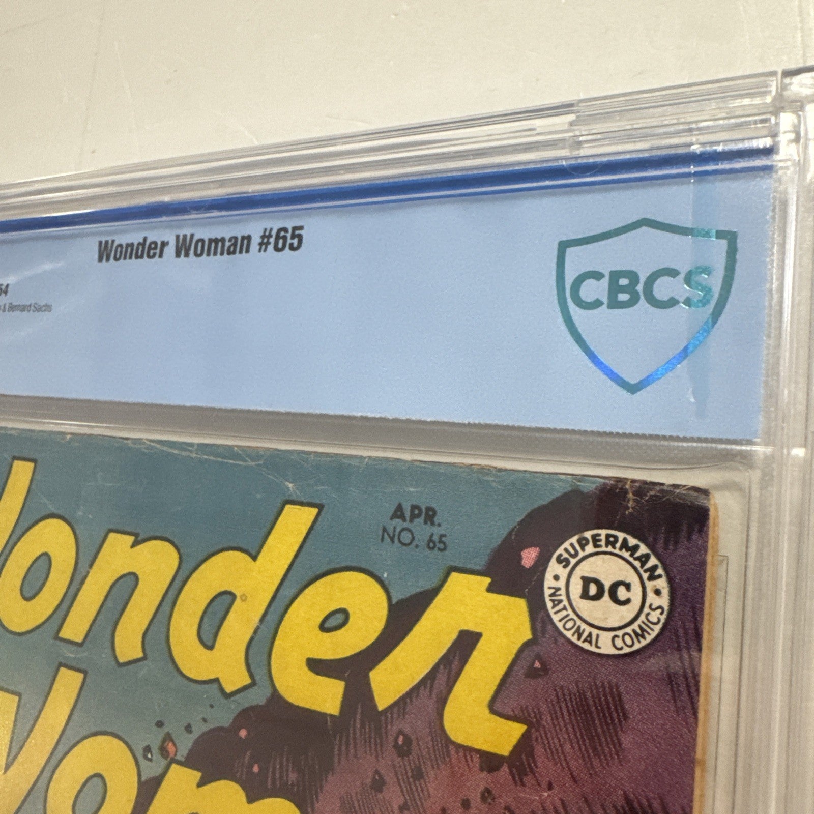 Wonder Woman #65 1954 CBCS 3.0 Cream-Off-White Pages2