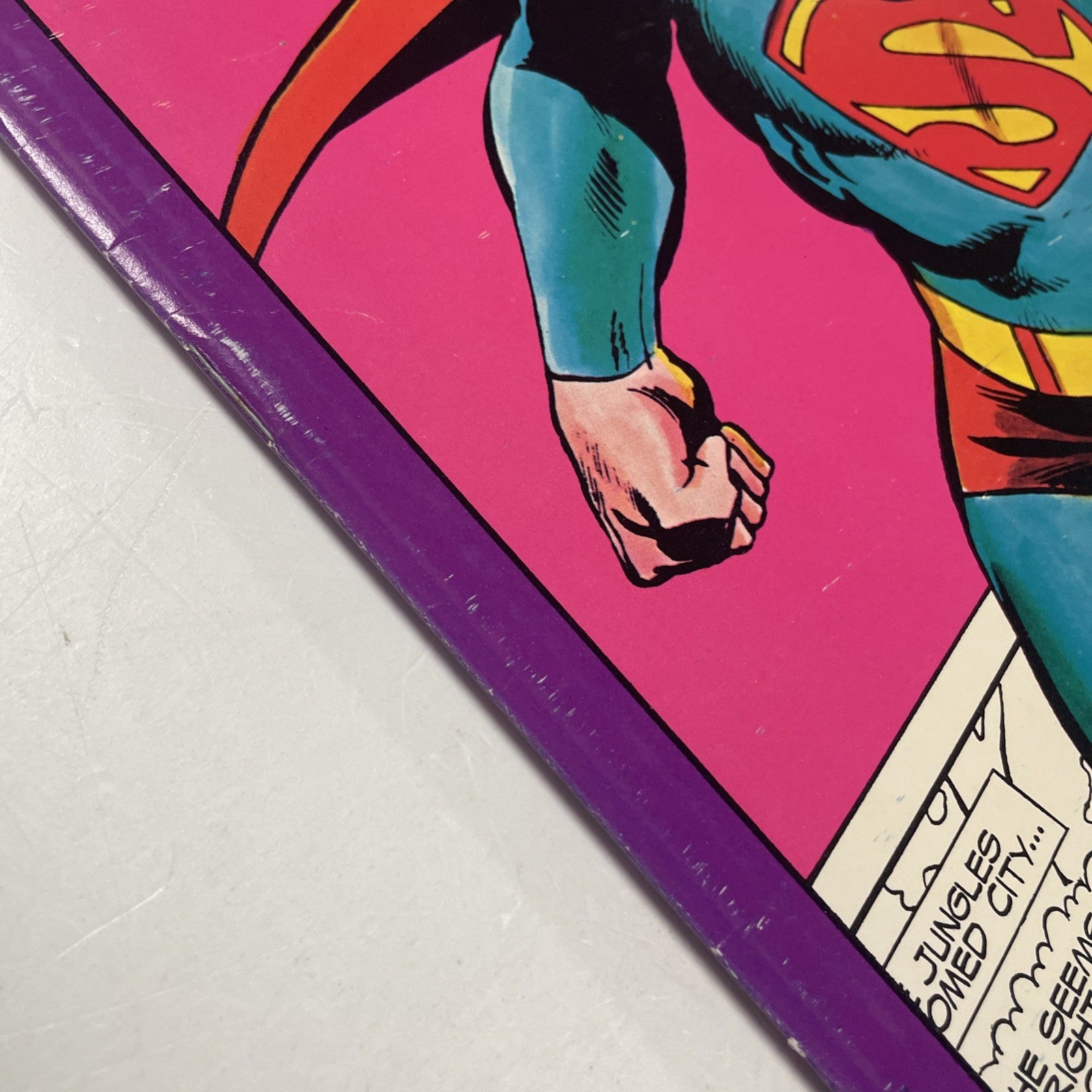Superman Luthor's Lost Land Giant Comics To Color 1975 Whitman Uncoloured4