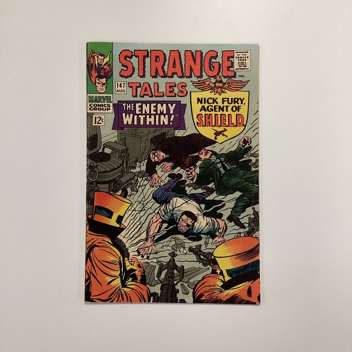 Strange Tales #147 1966 VG/FN Pence copy **Watermarks on rear cover